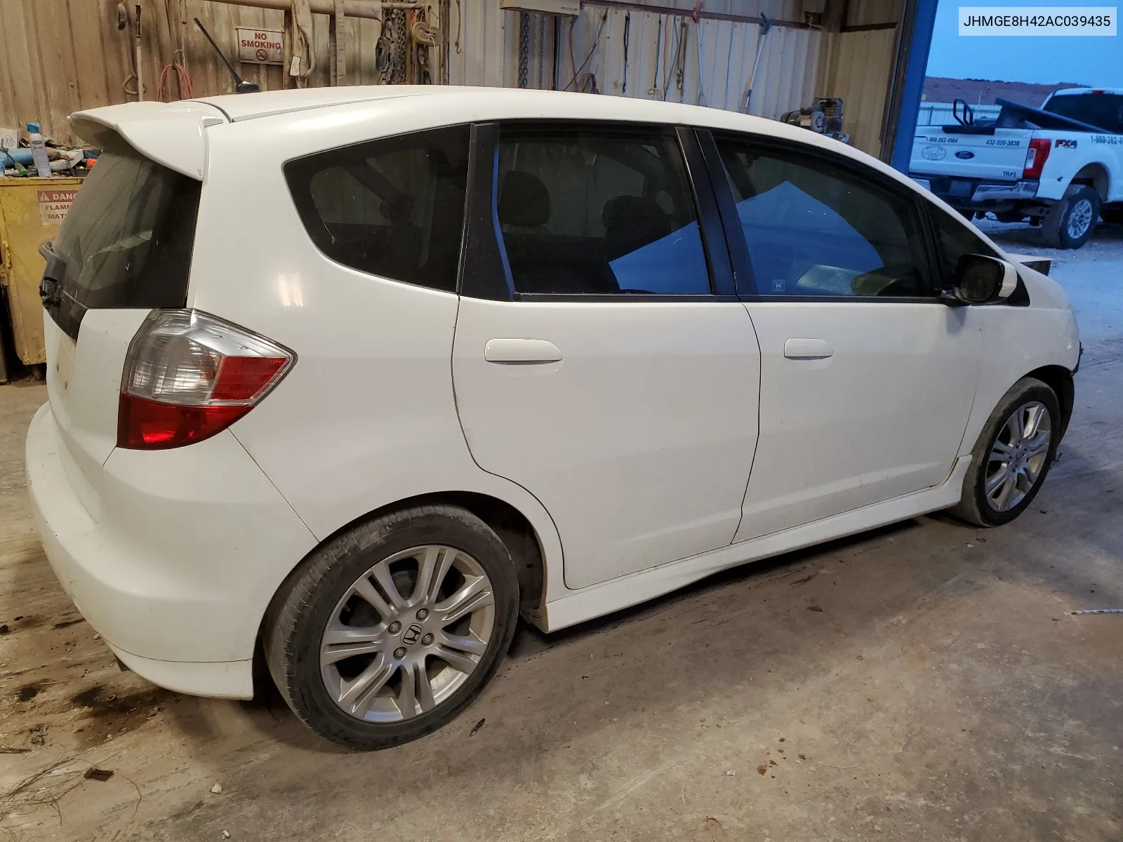 2010 Honda Fit Sport VIN: JHMGE8H42AC039435 Lot: 62889194