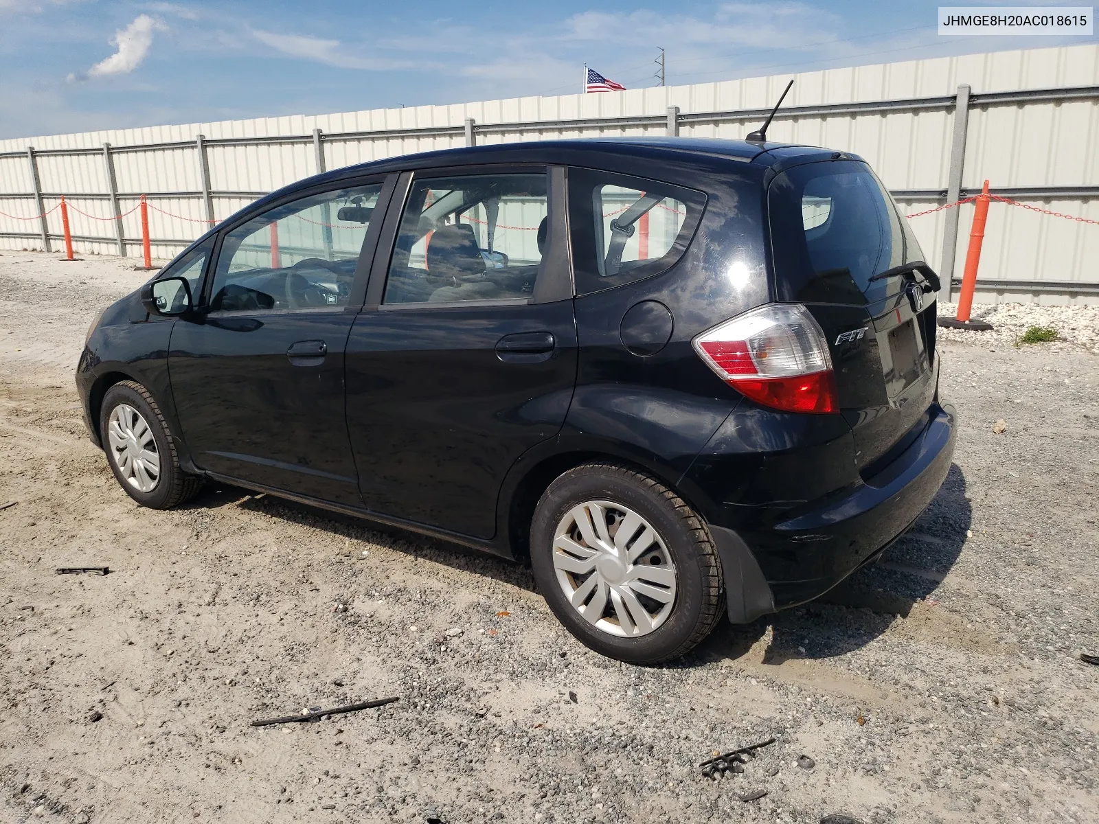 2010 Honda Fit VIN: JHMGE8H20AC018615 Lot: 63125084