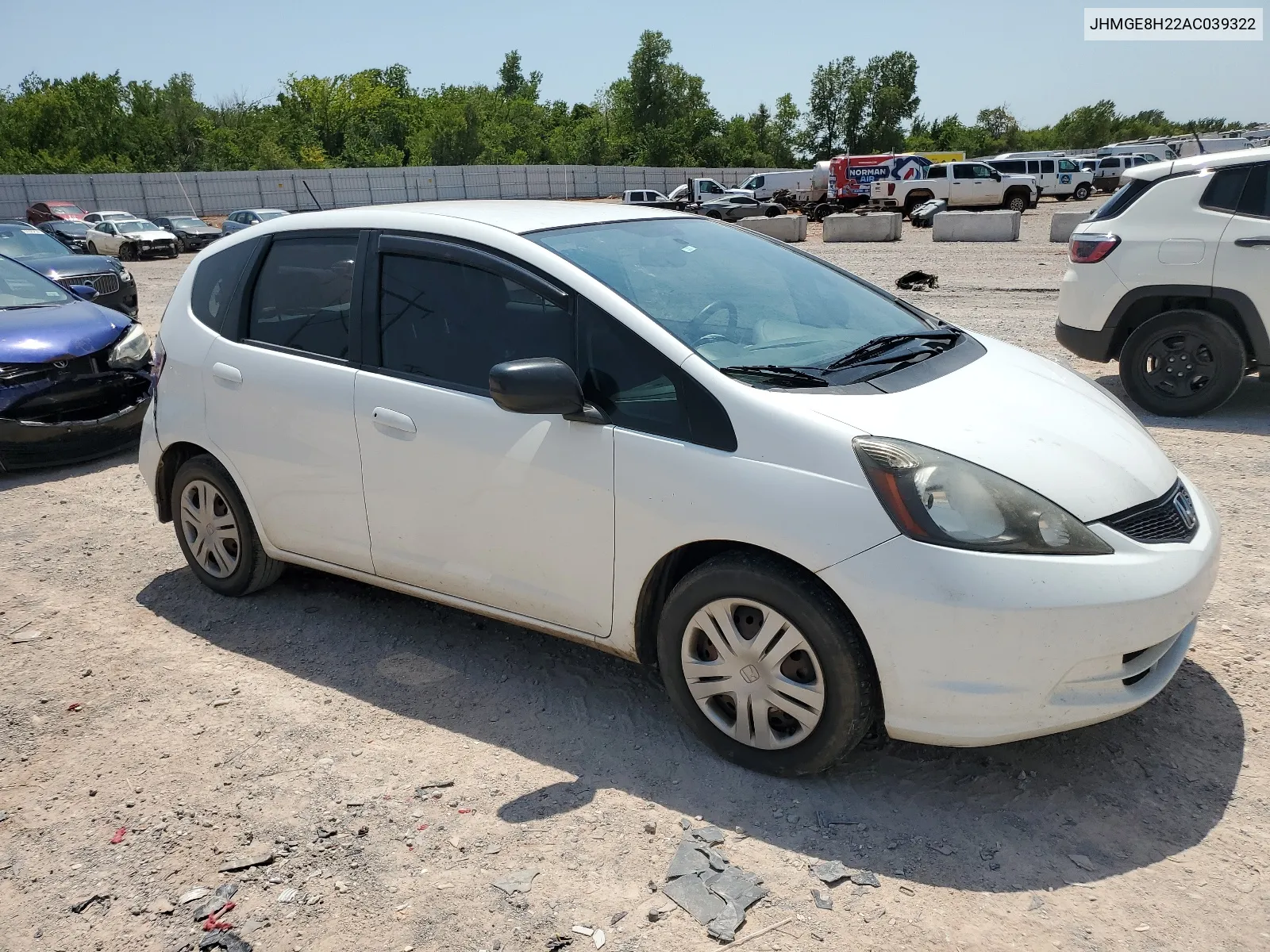 JHMGE8H22AC039322 2010 Honda Fit