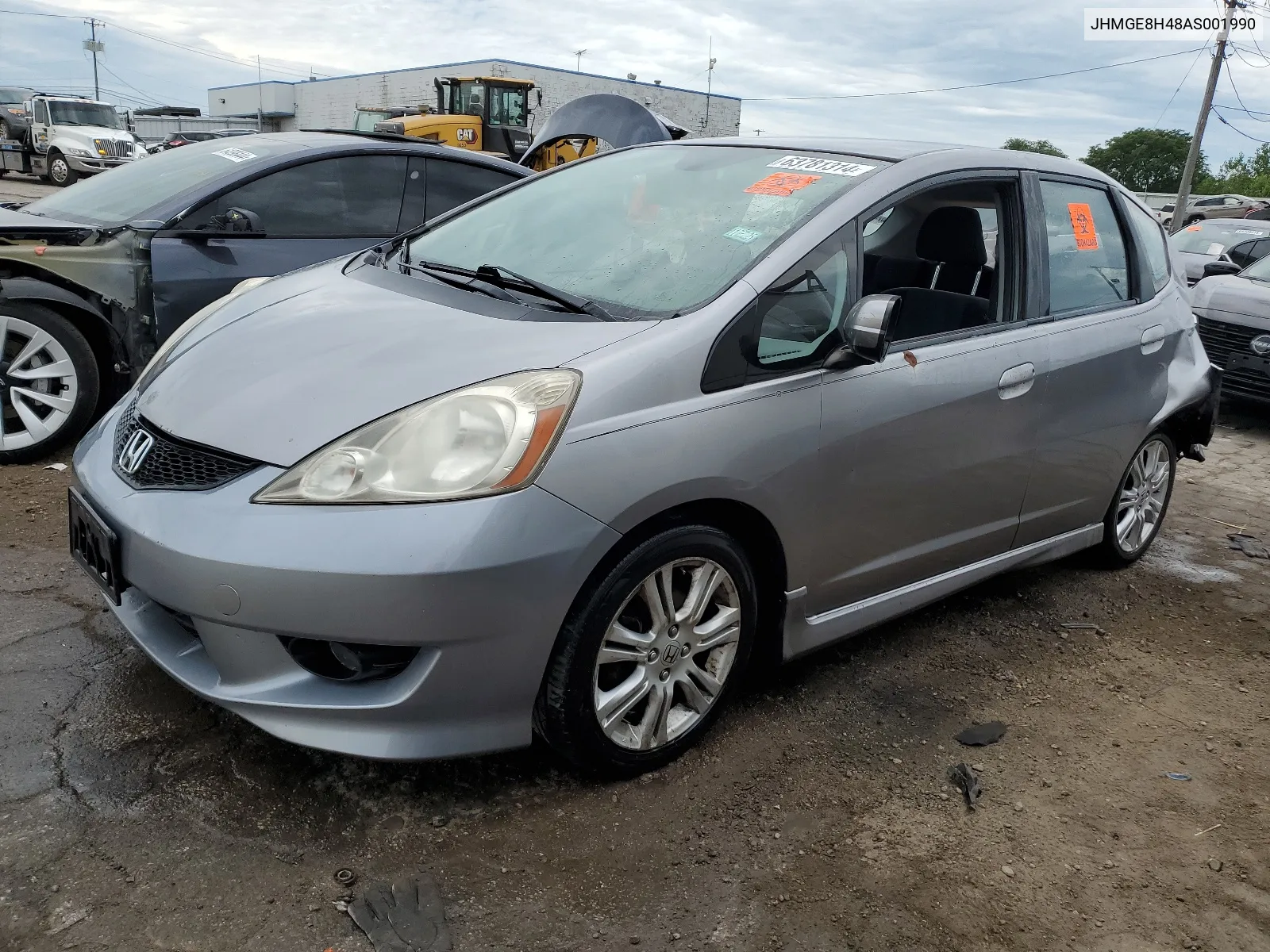 2010 Honda Fit Sport VIN: JHMGE8H48AS001990 Lot: 63781314