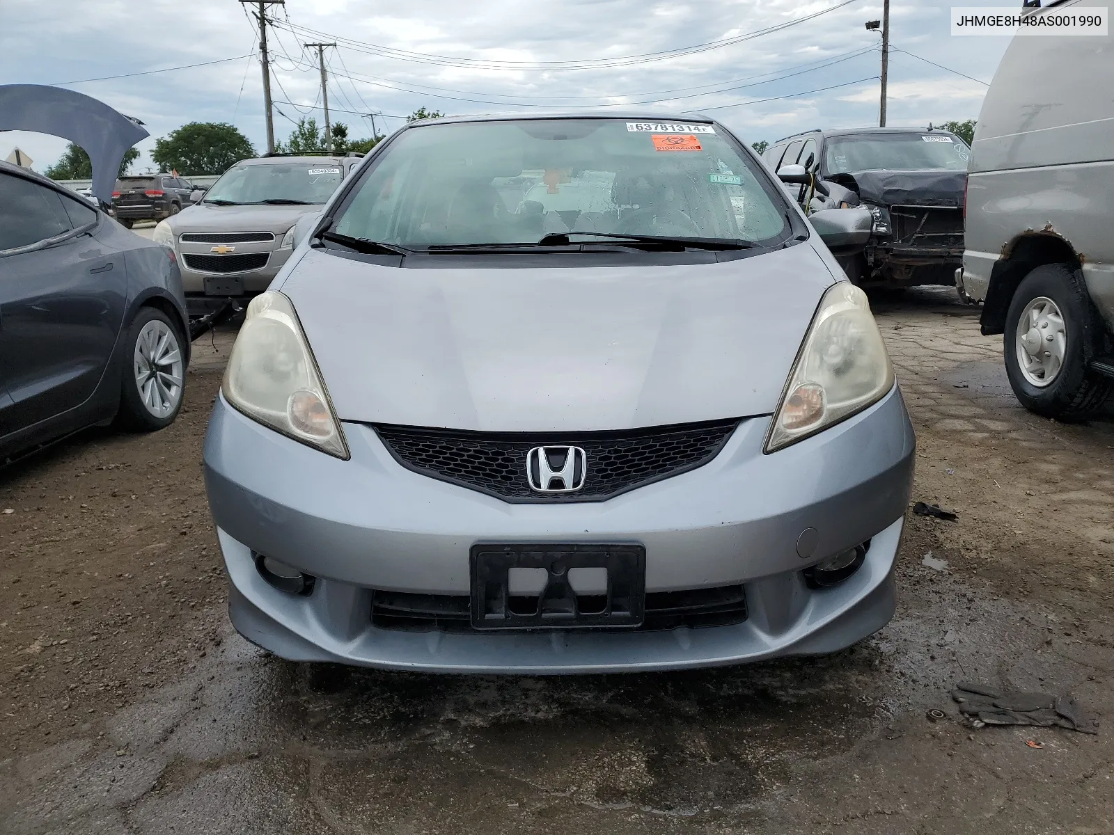 JHMGE8H48AS001990 2010 Honda Fit Sport