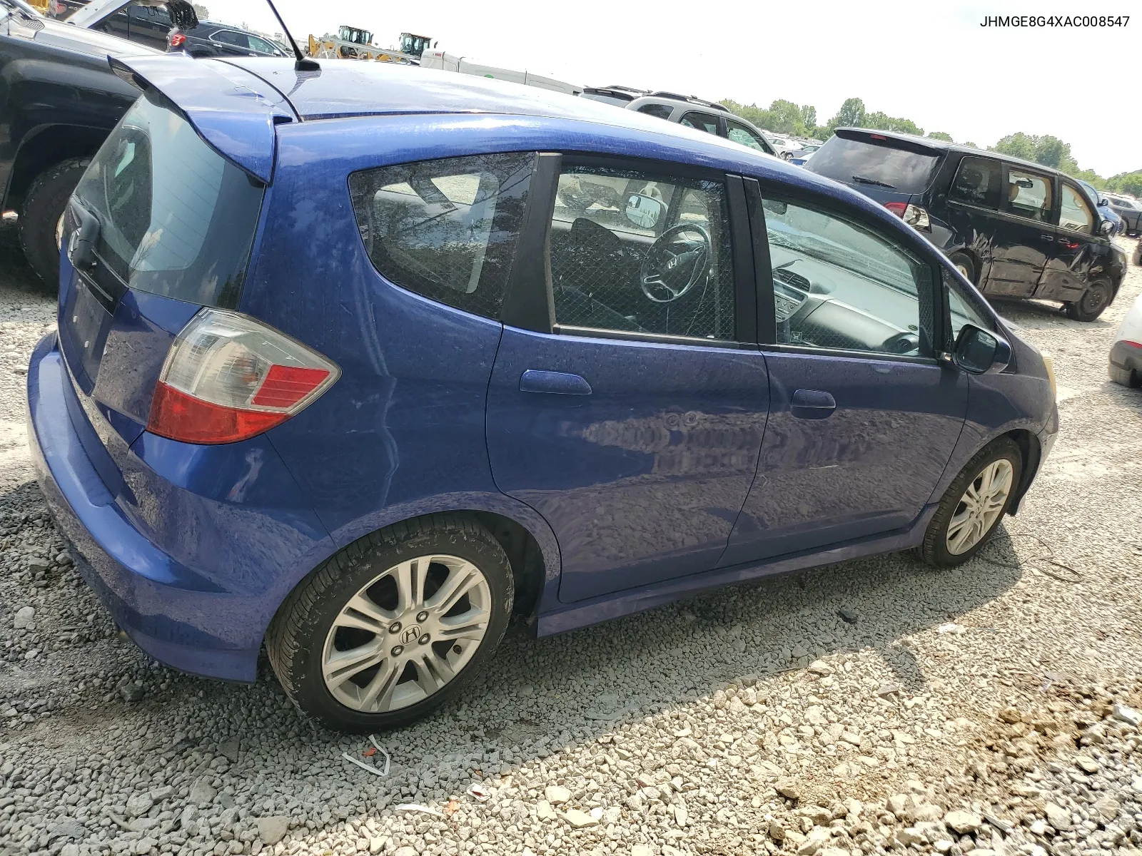 2010 Honda Fit Sport VIN: JHMGE8G4XAC008547 Lot: 63805394