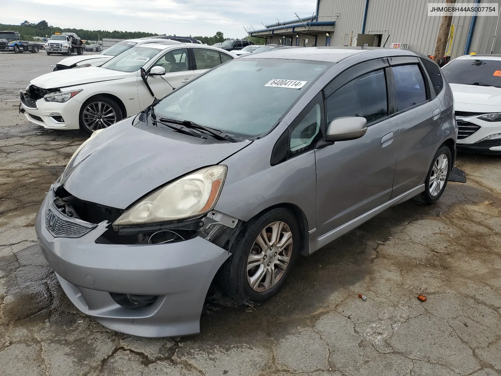 JHMGE8H44AS007754 2010 Honda Fit Sport