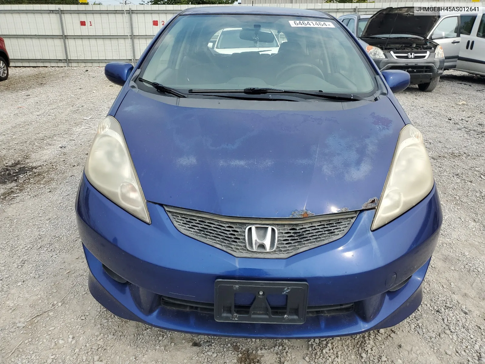 2010 Honda Fit Sport VIN: JHMGE8H45AS012641 Lot: 64641464