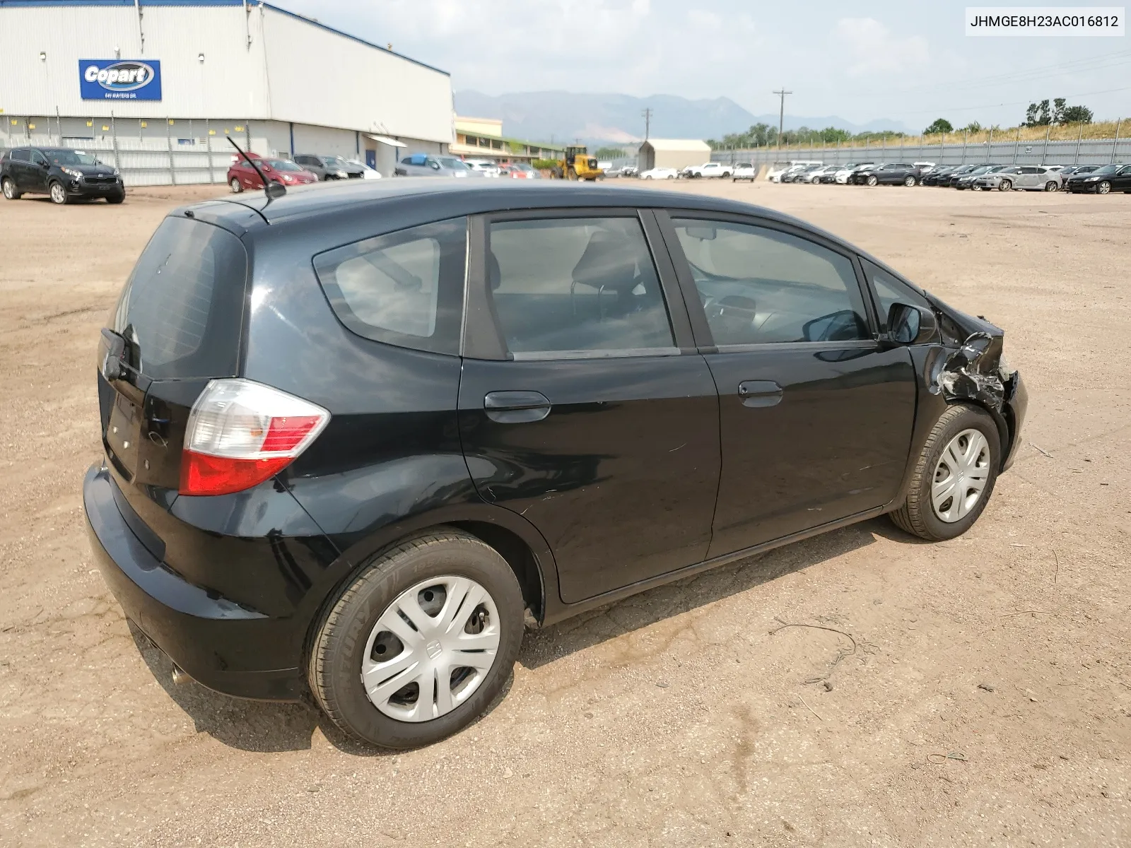 2010 Honda Fit VIN: JHMGE8H23AC016812 Lot: 64647944