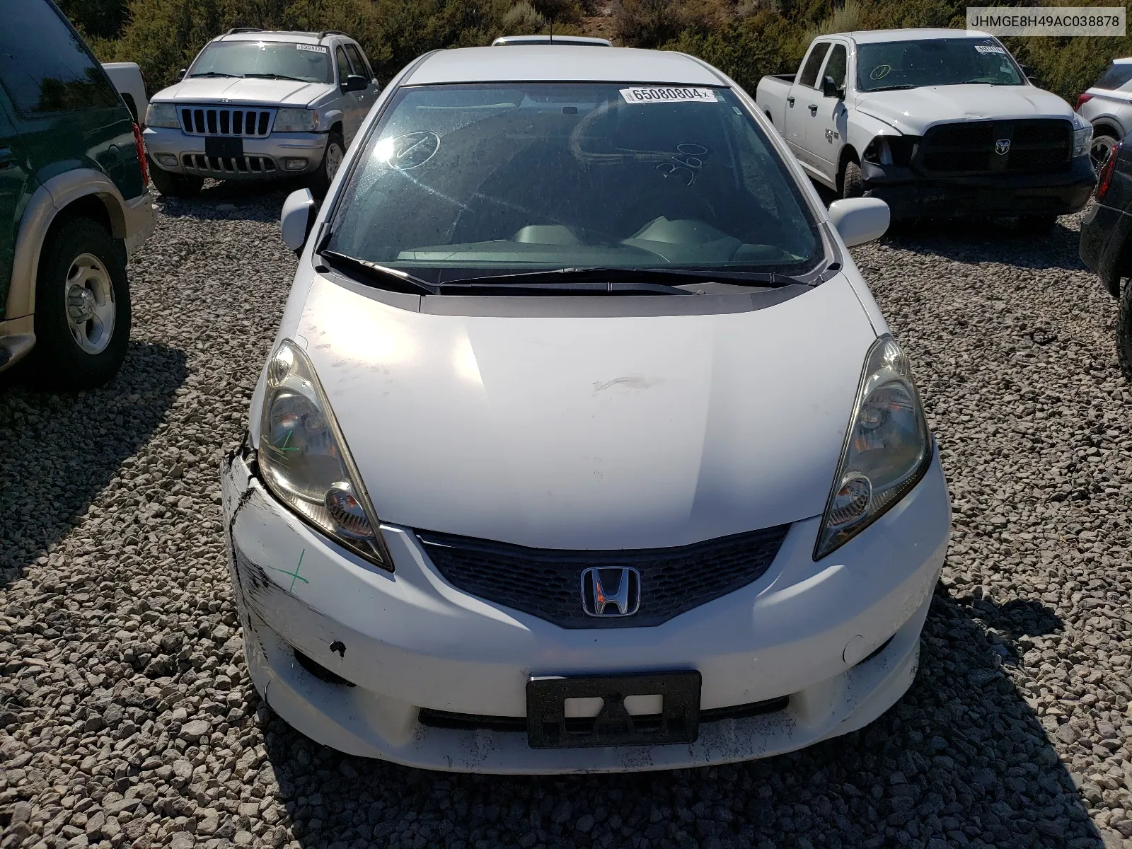 JHMGE8H49AC038878 2010 Honda Fit Sport