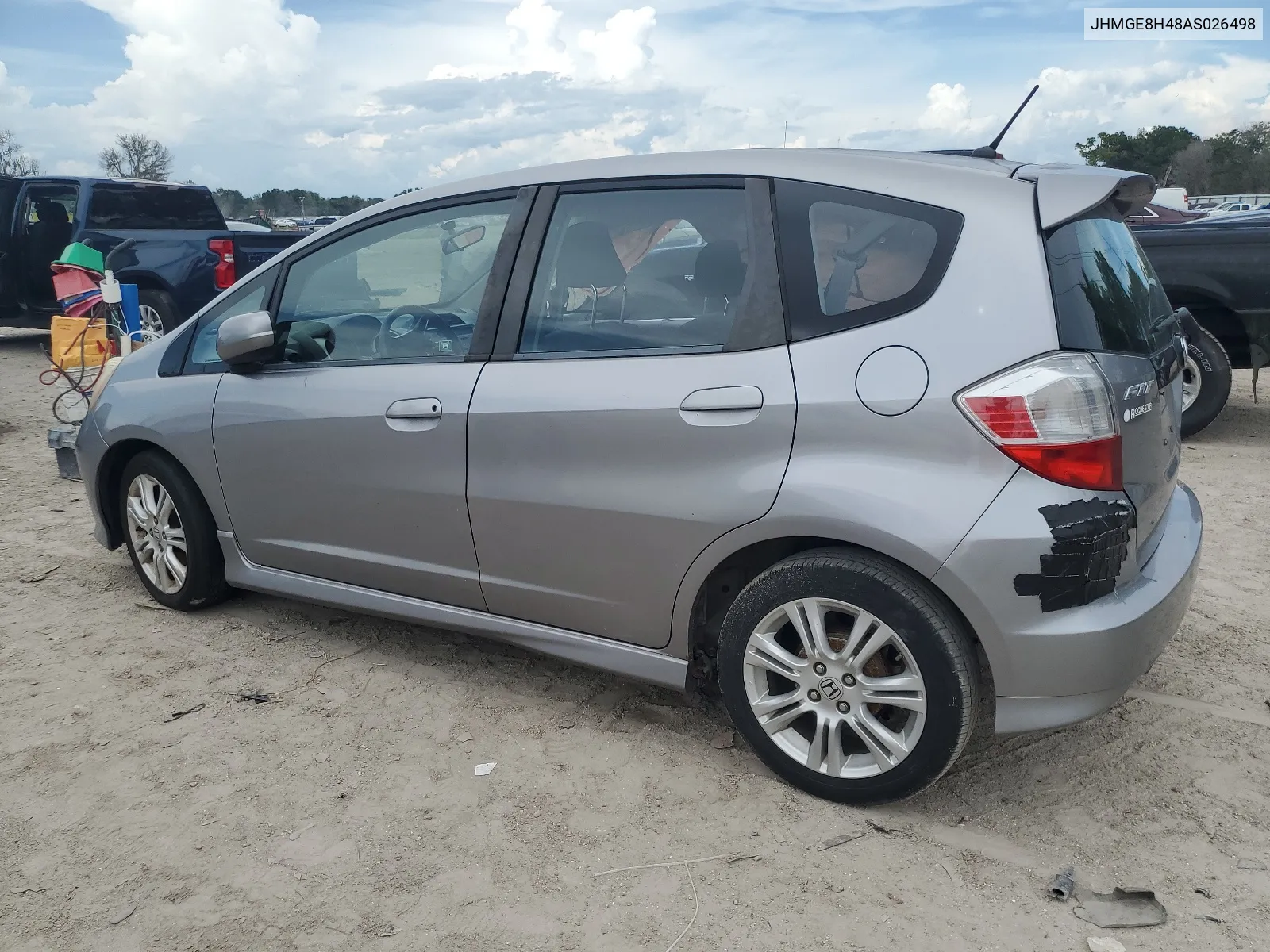 2010 Honda Fit Sport VIN: JHMGE8H48AS026498 Lot: 65161034