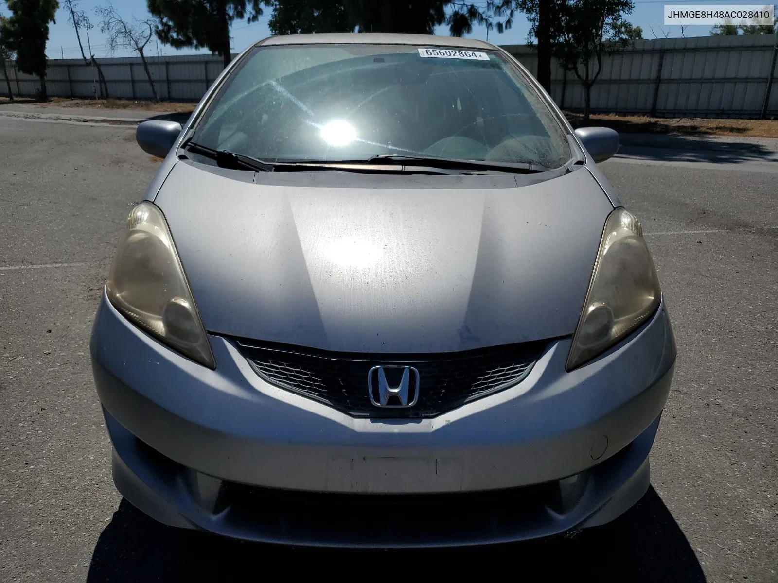 2010 Honda Fit Sport VIN: JHMGE8H48AC028410 Lot: 65602864