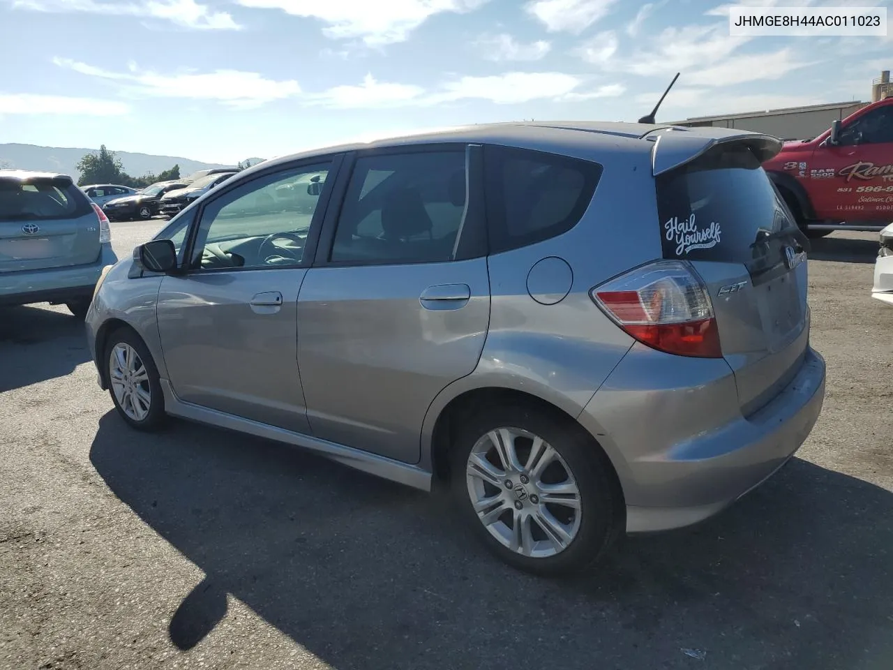 JHMGE8H44AC011023 2010 Honda Fit Sport