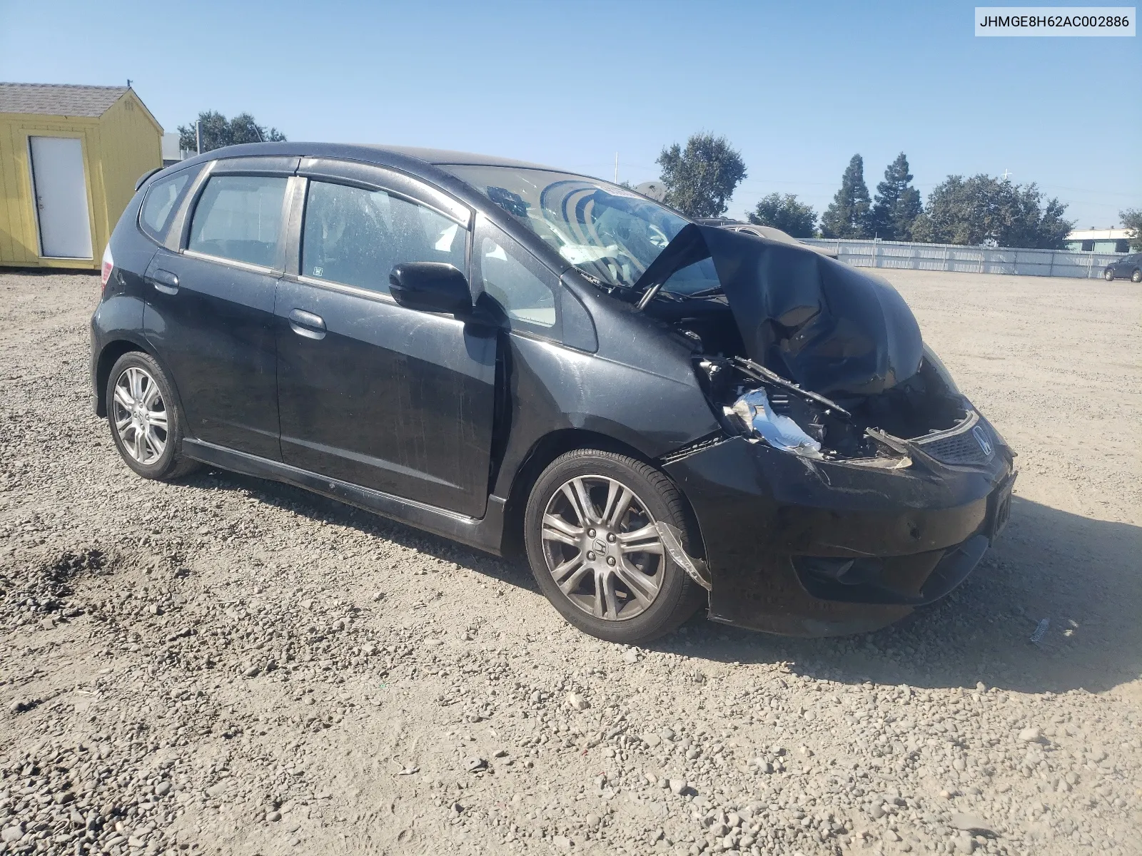 2010 Honda Fit Sport VIN: JHMGE8H62AC002886 Lot: 66396834