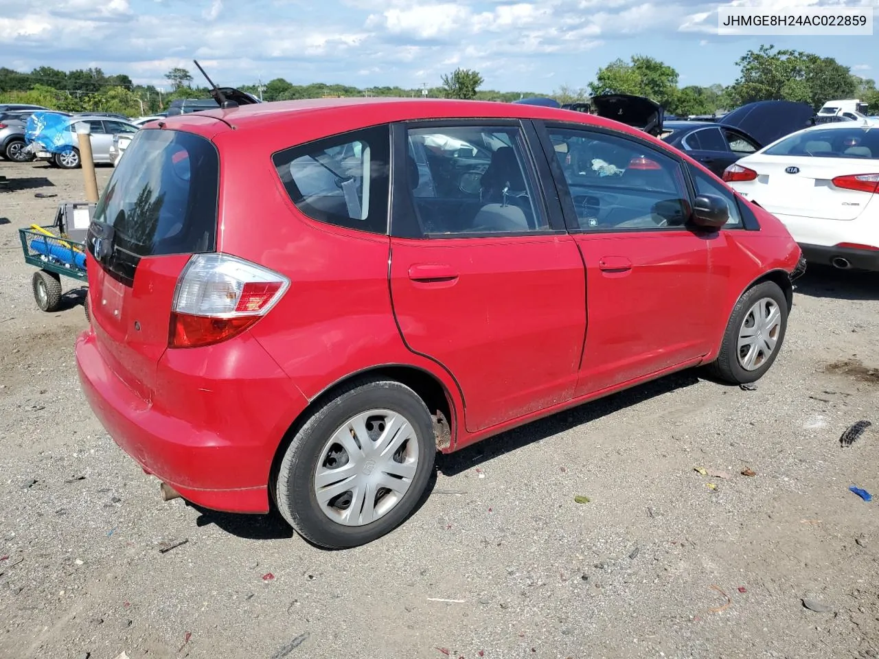 2010 Honda Fit VIN: JHMGE8H24AC022859 Lot: 66476144