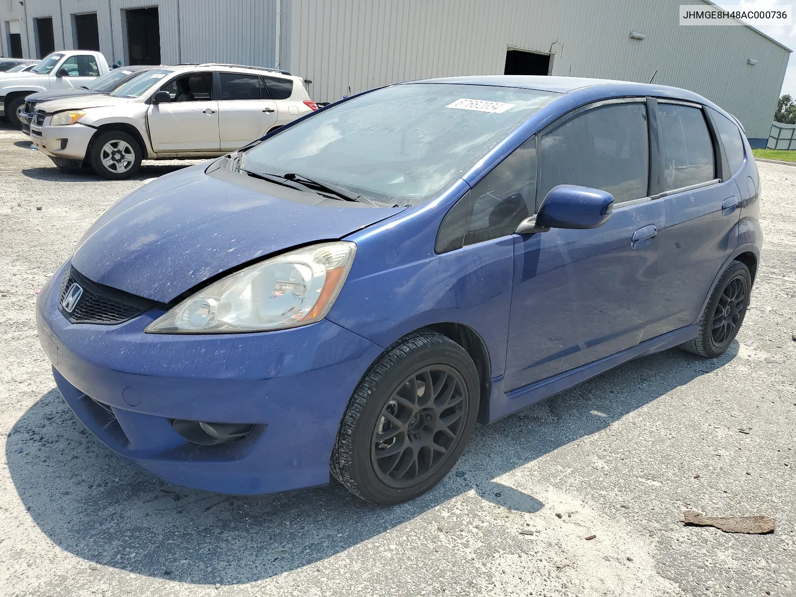 2010 Honda Fit Sport VIN: JHMGE8H48AC000736 Lot: 67682034