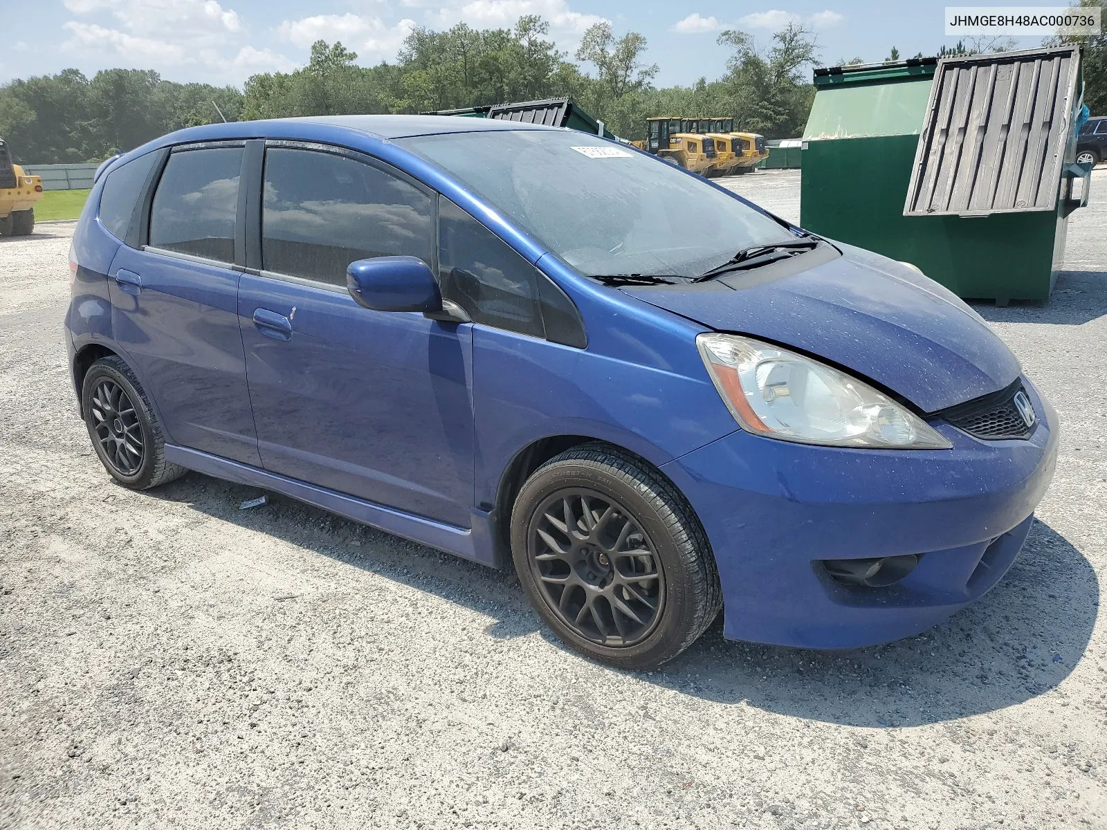 2010 Honda Fit Sport VIN: JHMGE8H48AC000736 Lot: 67682034