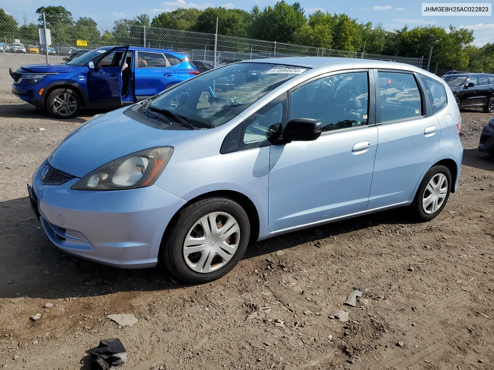 2010 Honda Fit VIN: JHMGE8H25AC022823 Lot: 67899524