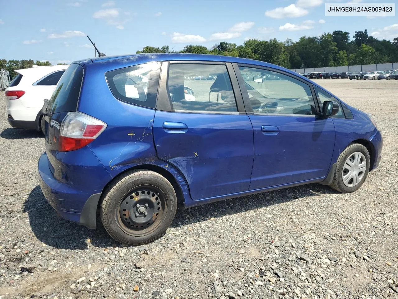 2010 Honda Fit VIN: JHMGE8H24AS009423 Lot: 70248704