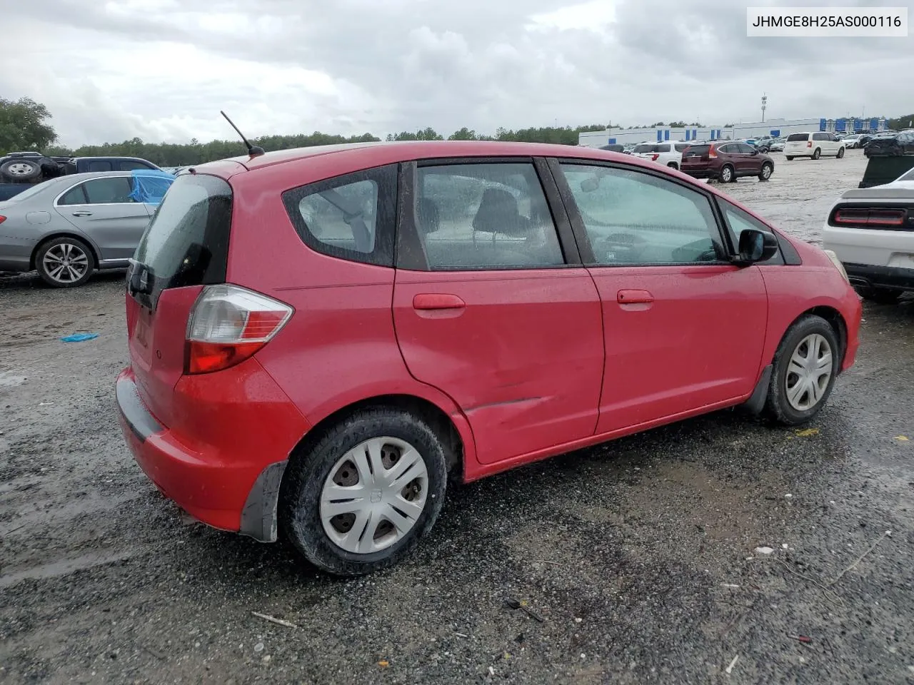 2010 Honda Fit VIN: JHMGE8H25AS000116 Lot: 70382664