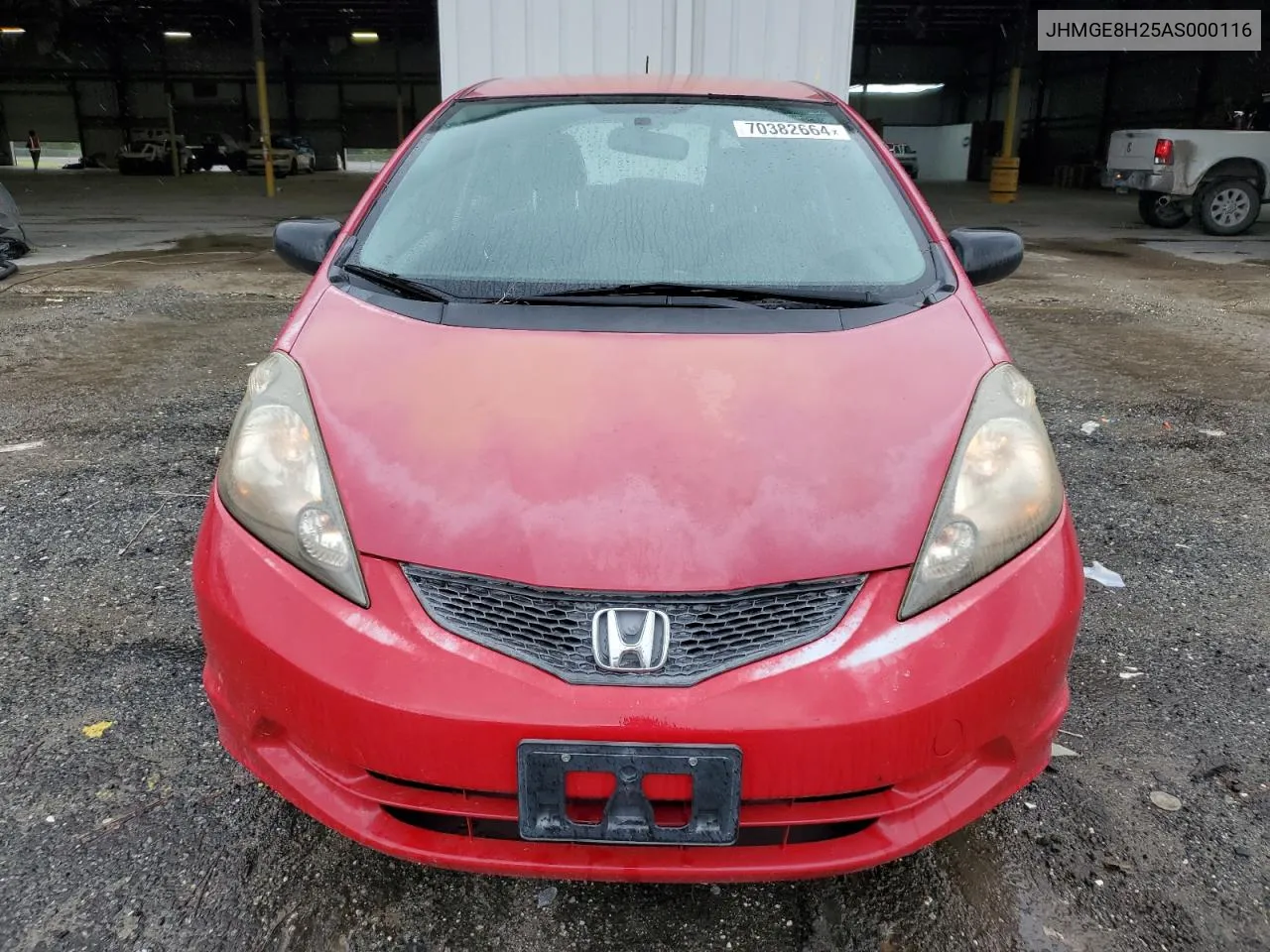 2010 Honda Fit VIN: JHMGE8H25AS000116 Lot: 70382664