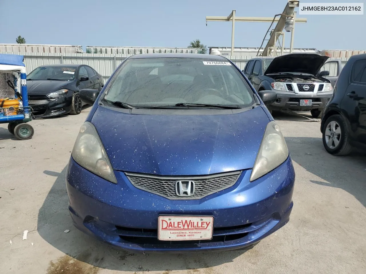 2010 Honda Fit VIN: JHMGE8H23AC012162 Lot: 70766884