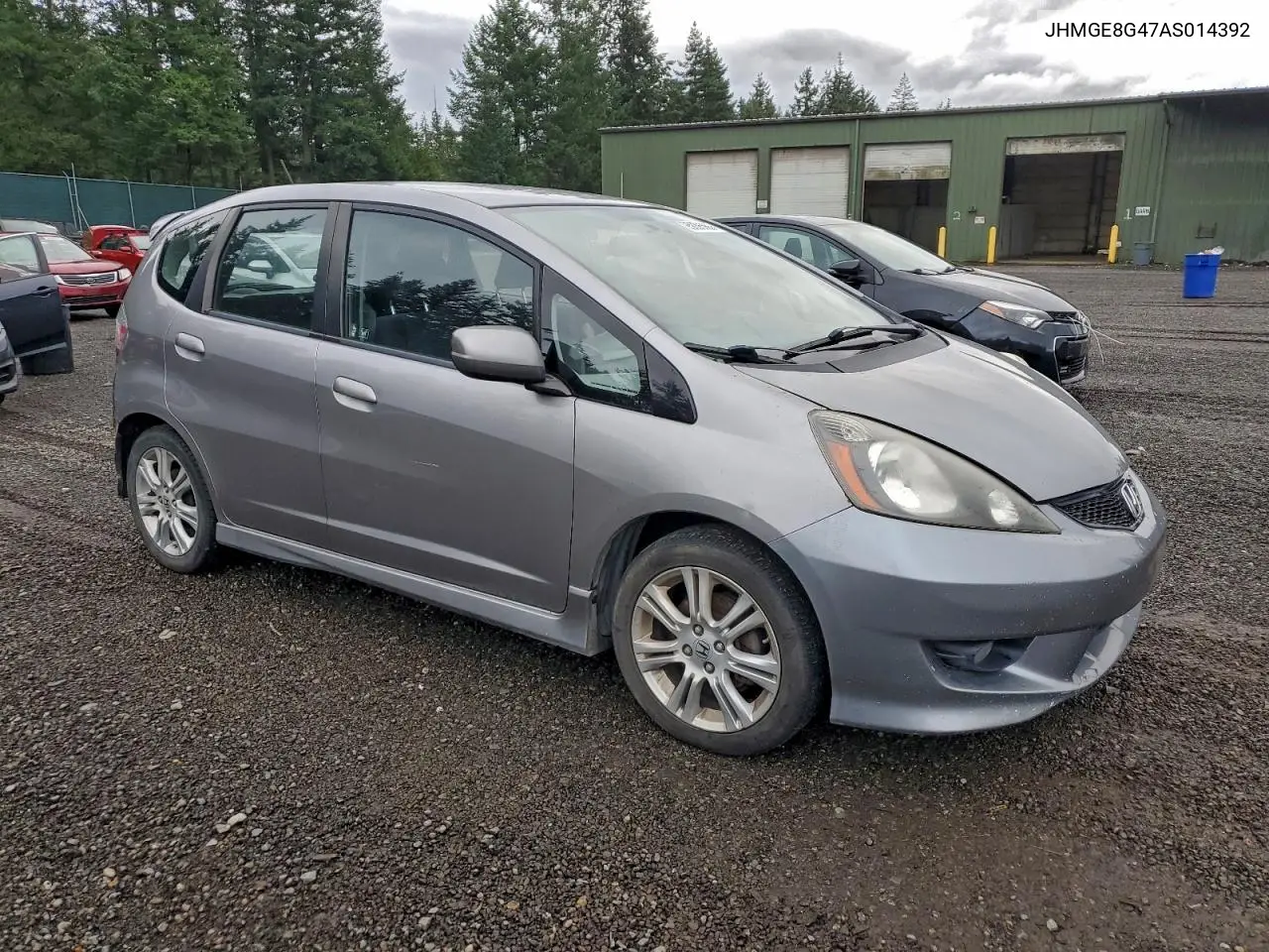 JHMGE8G47AS014392 2010 Honda Fit Sport