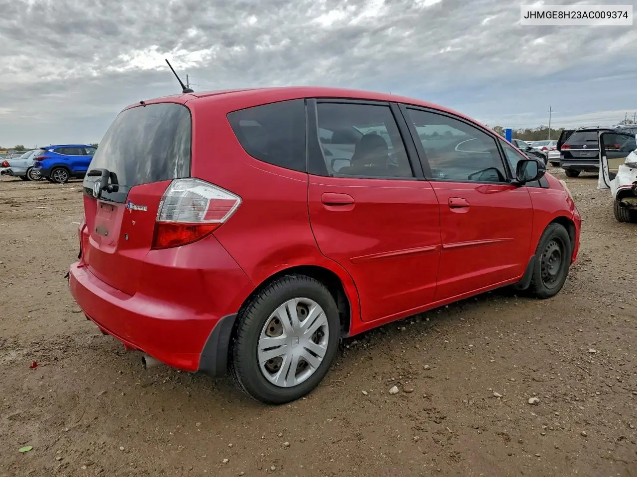 JHMGE8H23AC009374 2010 Honda Fit