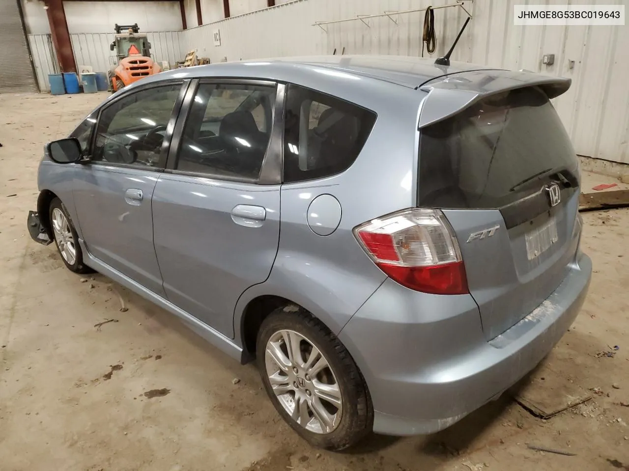 2011 Honda Fit Sport VIN: JHMGE8G53BC019643 Lot: 41649264