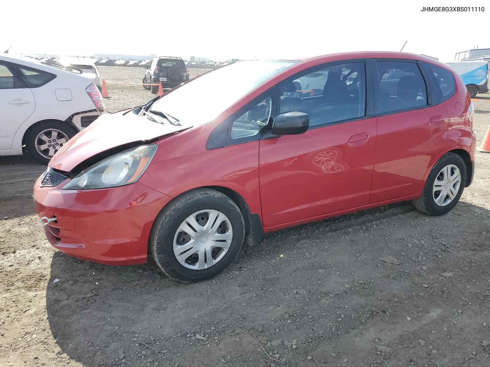 JHMGE8G3XBS011110 2011 Honda Fit