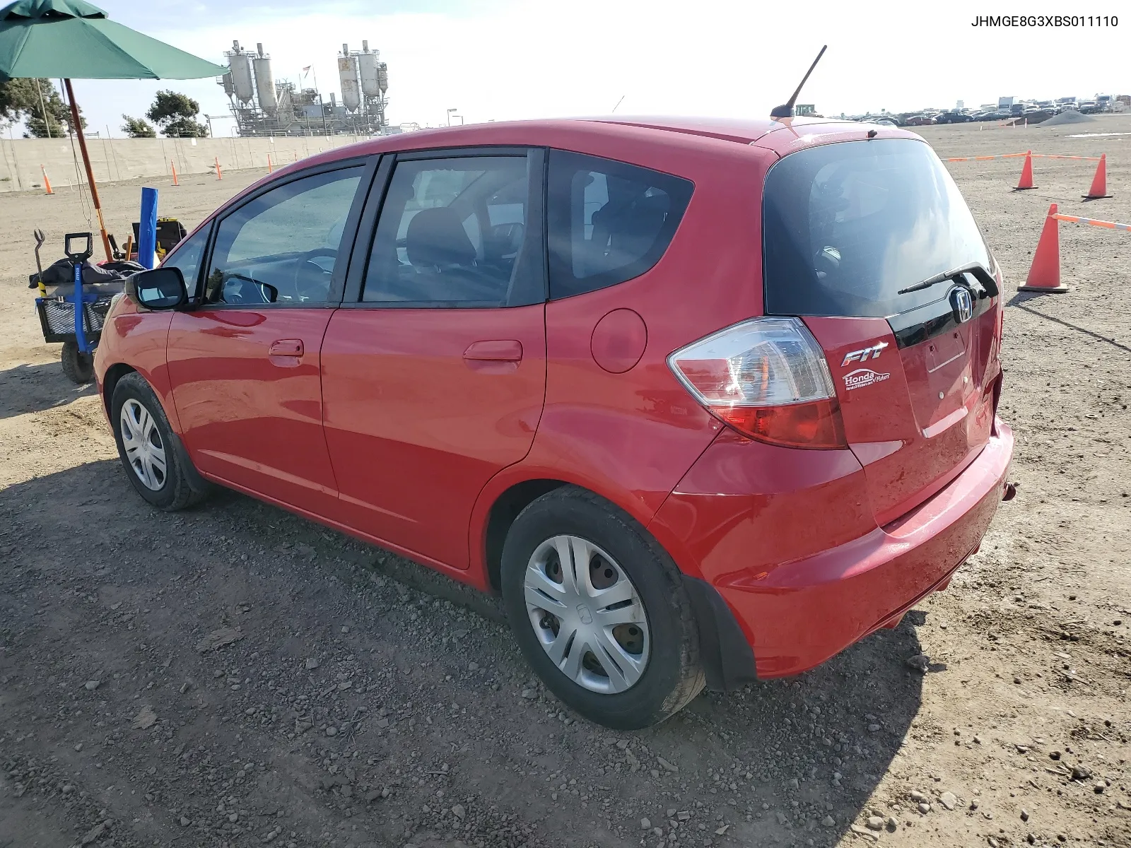 JHMGE8G3XBS011110 2011 Honda Fit