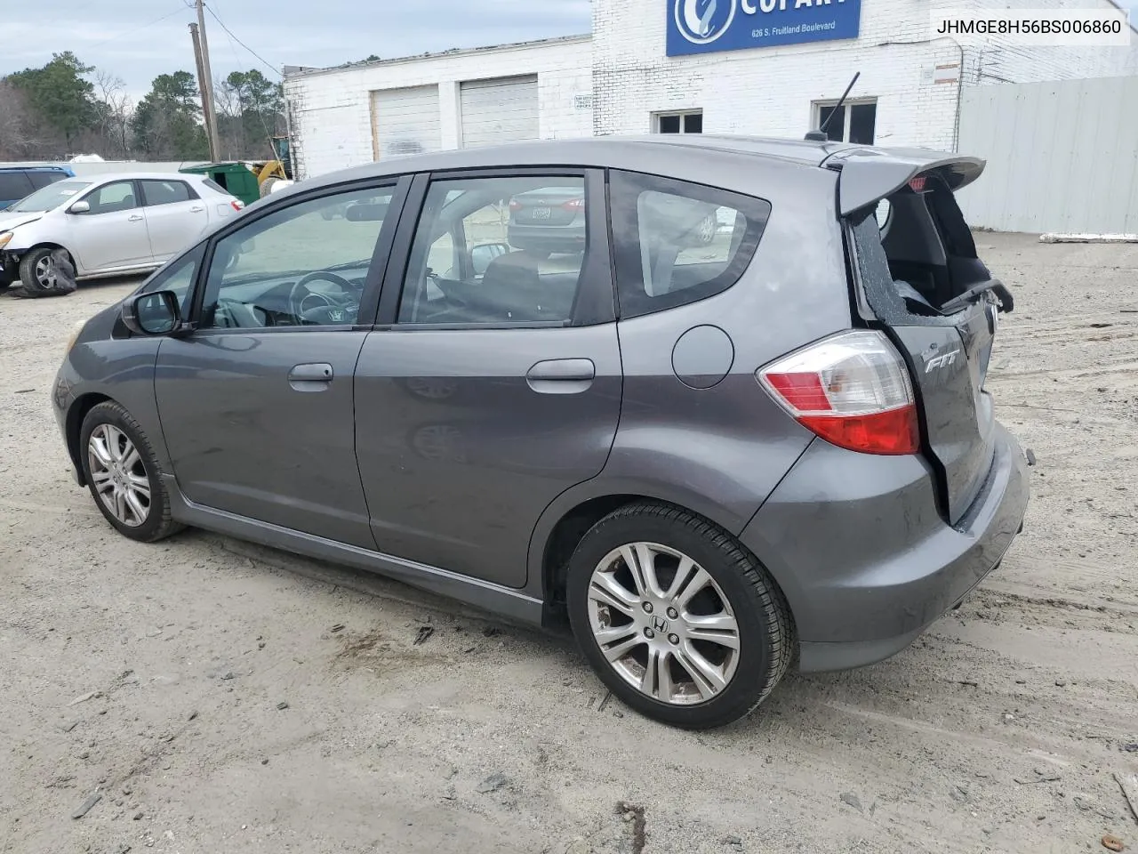 2011 Honda Fit Sport VIN: JHMGE8H56BS006860 Lot: 46899804