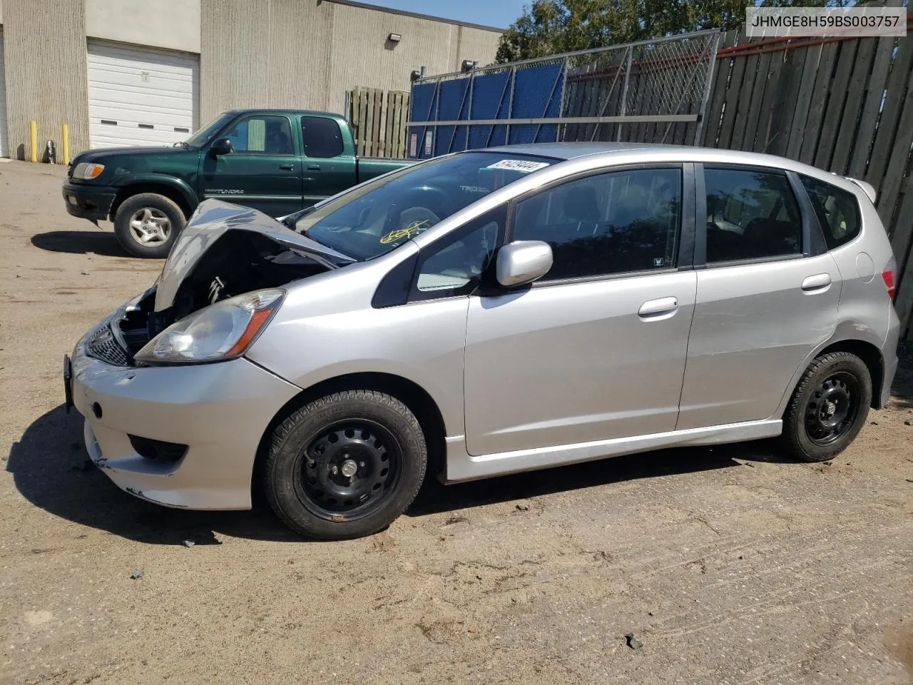 JHMGE8H59BS003757 2011 Honda Fit Sport