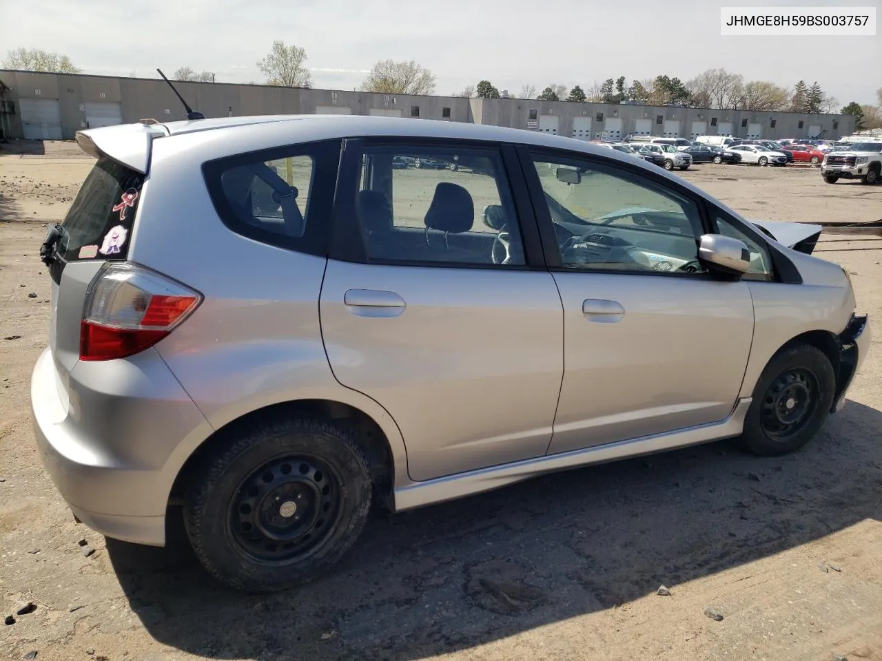 JHMGE8H59BS003757 2011 Honda Fit Sport