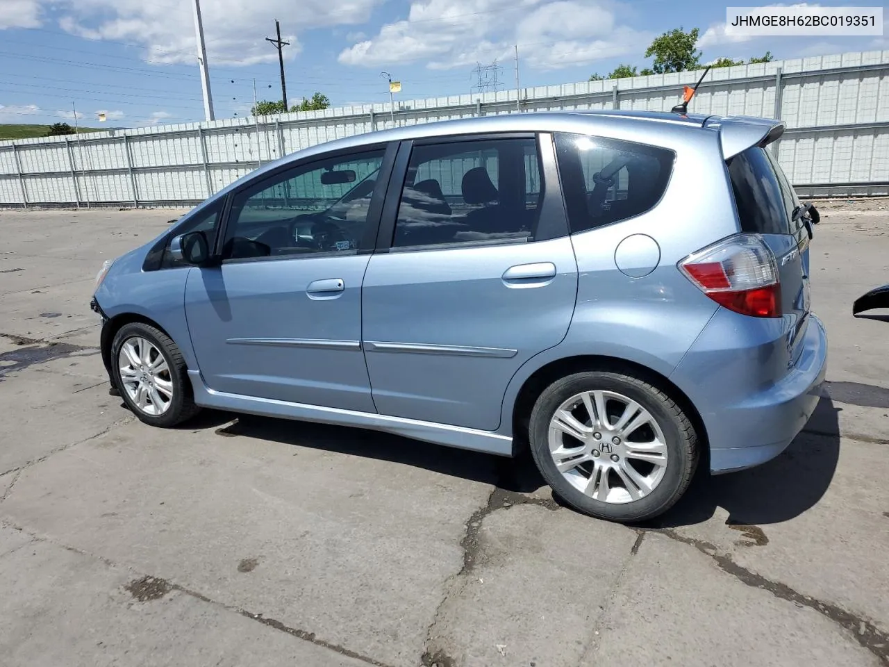 JHMGE8H62BC019351 2011 Honda Fit Sport