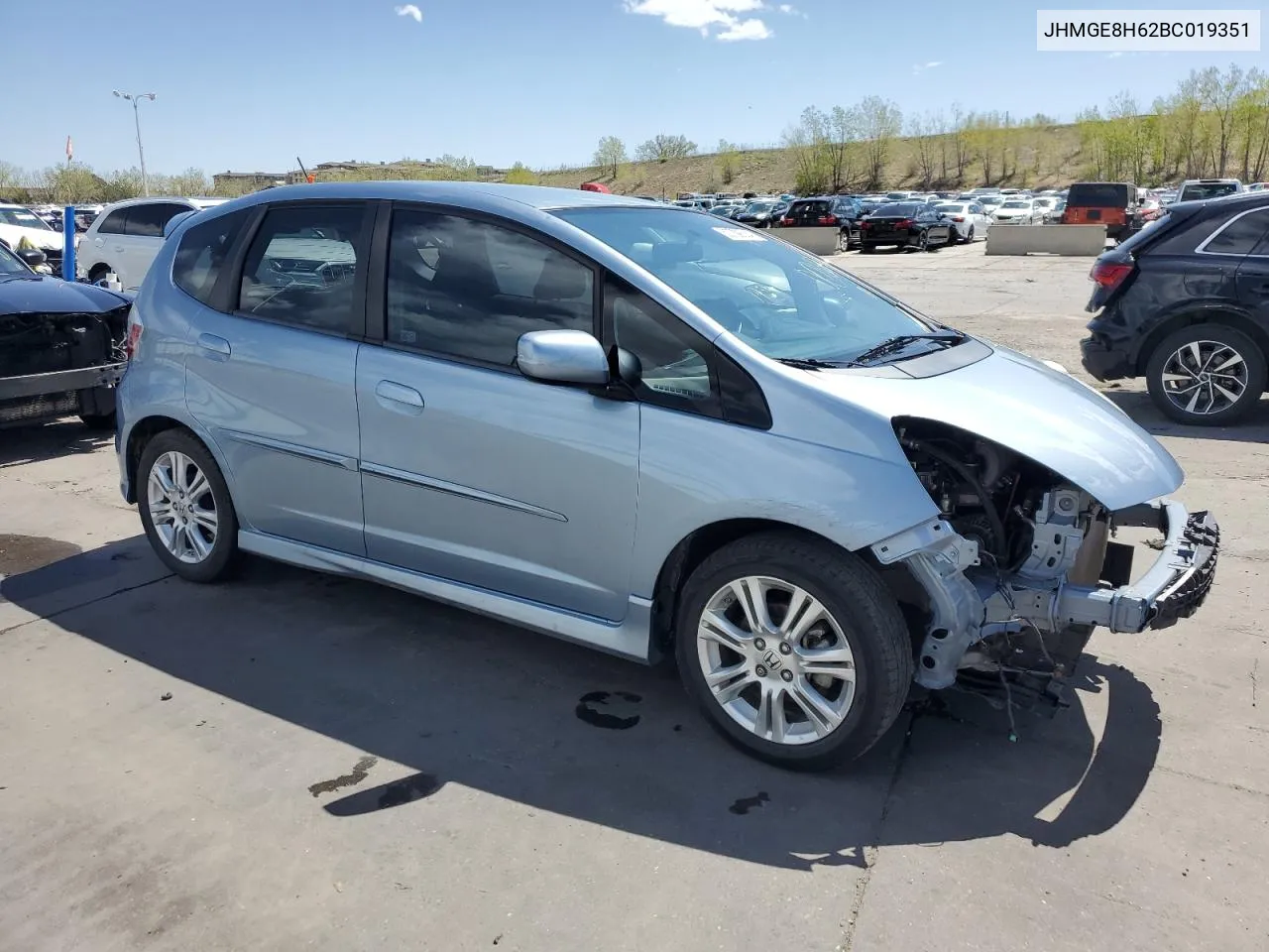 JHMGE8H62BC019351 2011 Honda Fit Sport