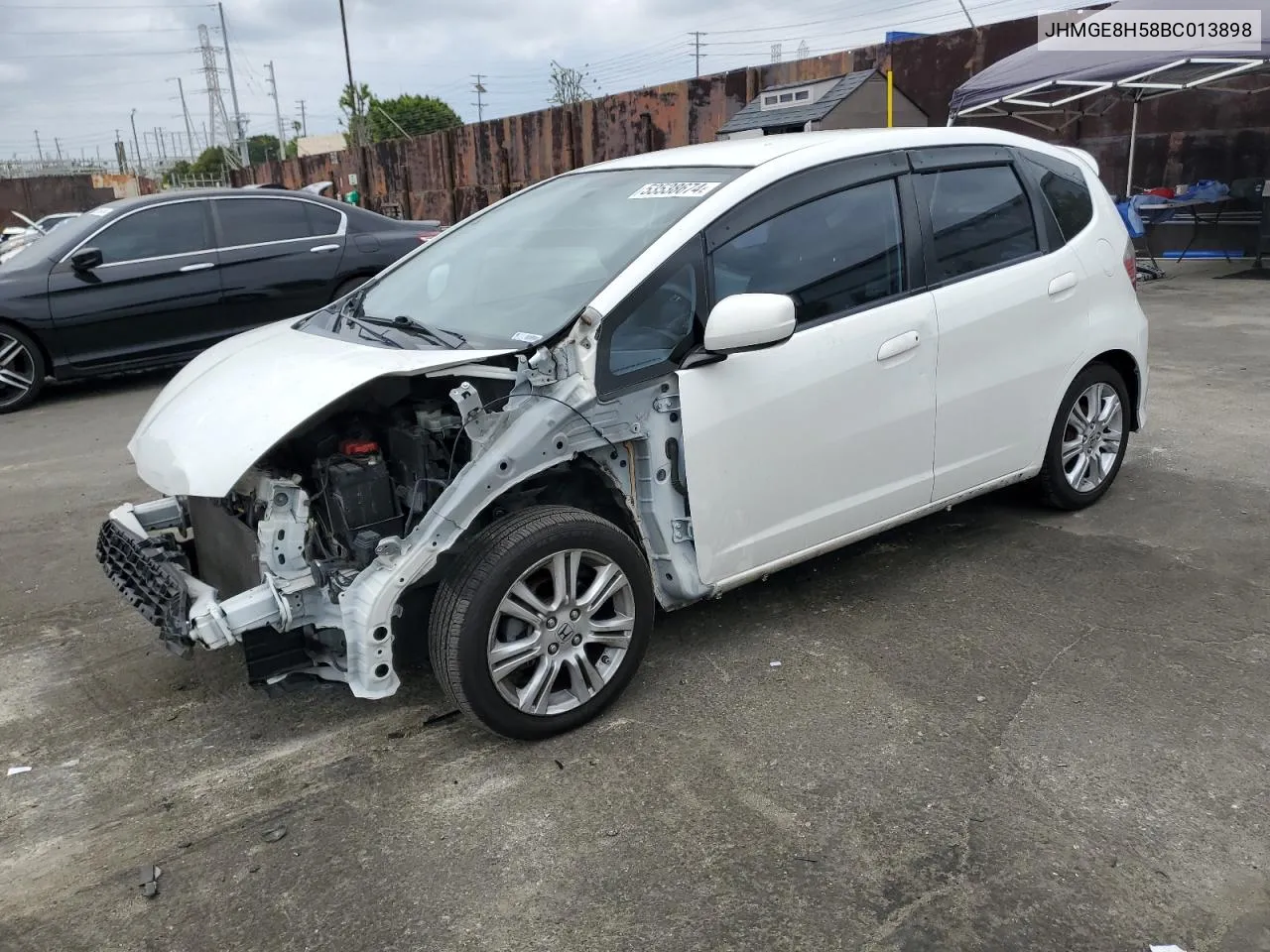 2011 Honda Fit Sport VIN: JHMGE8H58BC013898 Lot: 53538674