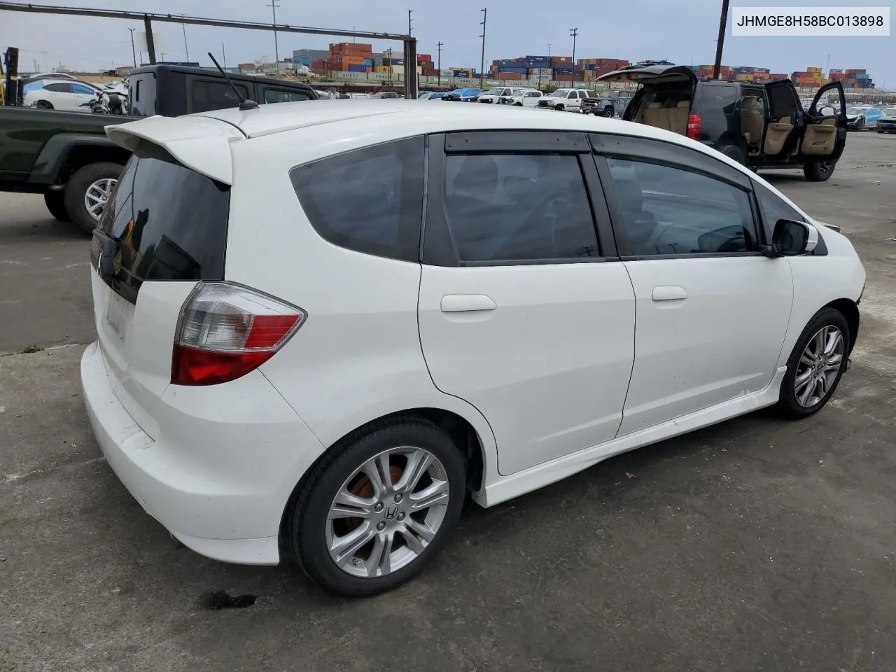 2011 Honda Fit Sport VIN: JHMGE8H58BC013898 Lot: 53538674