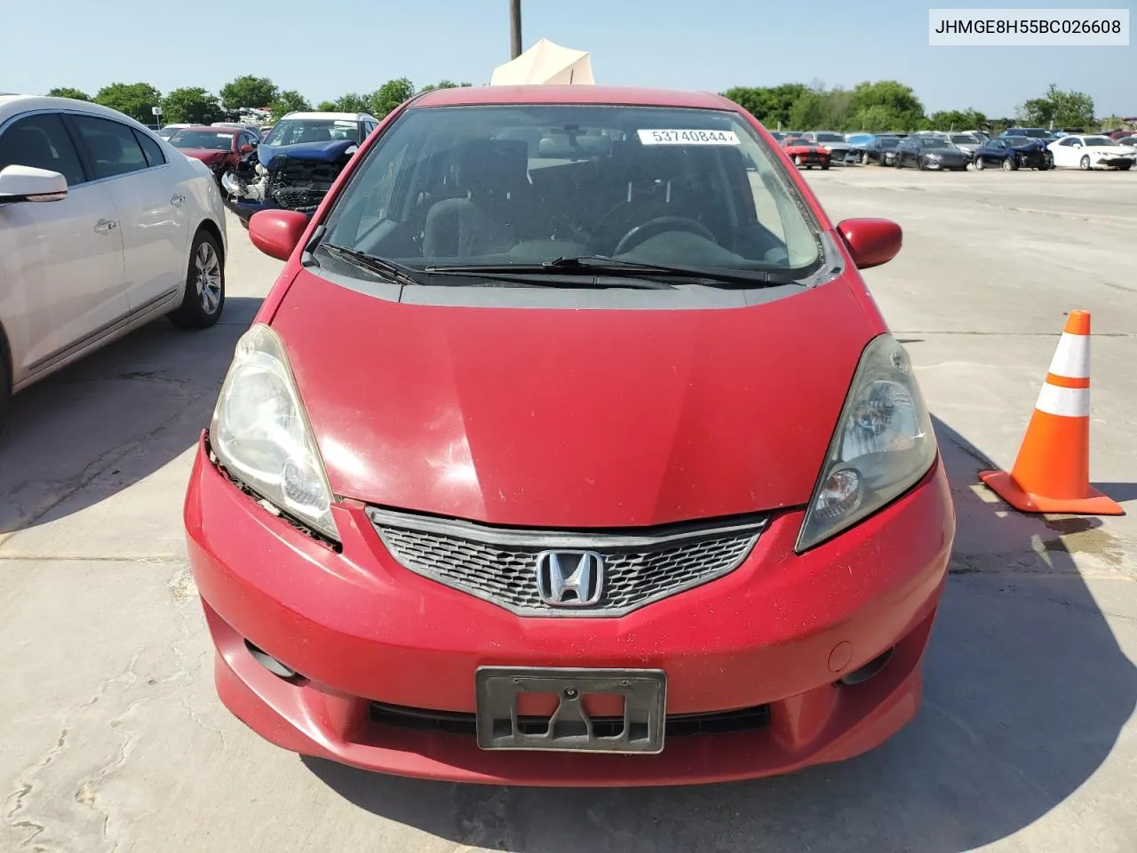 JHMGE8H55BC026608 2011 Honda Fit Sport