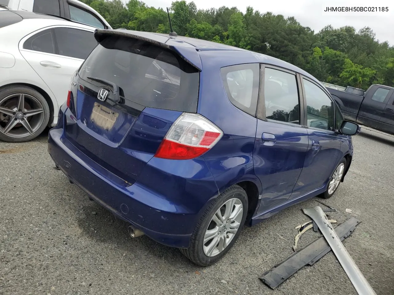 2011 Honda Fit Sport VIN: JHMGE8H50BC021185 Lot: 54928634