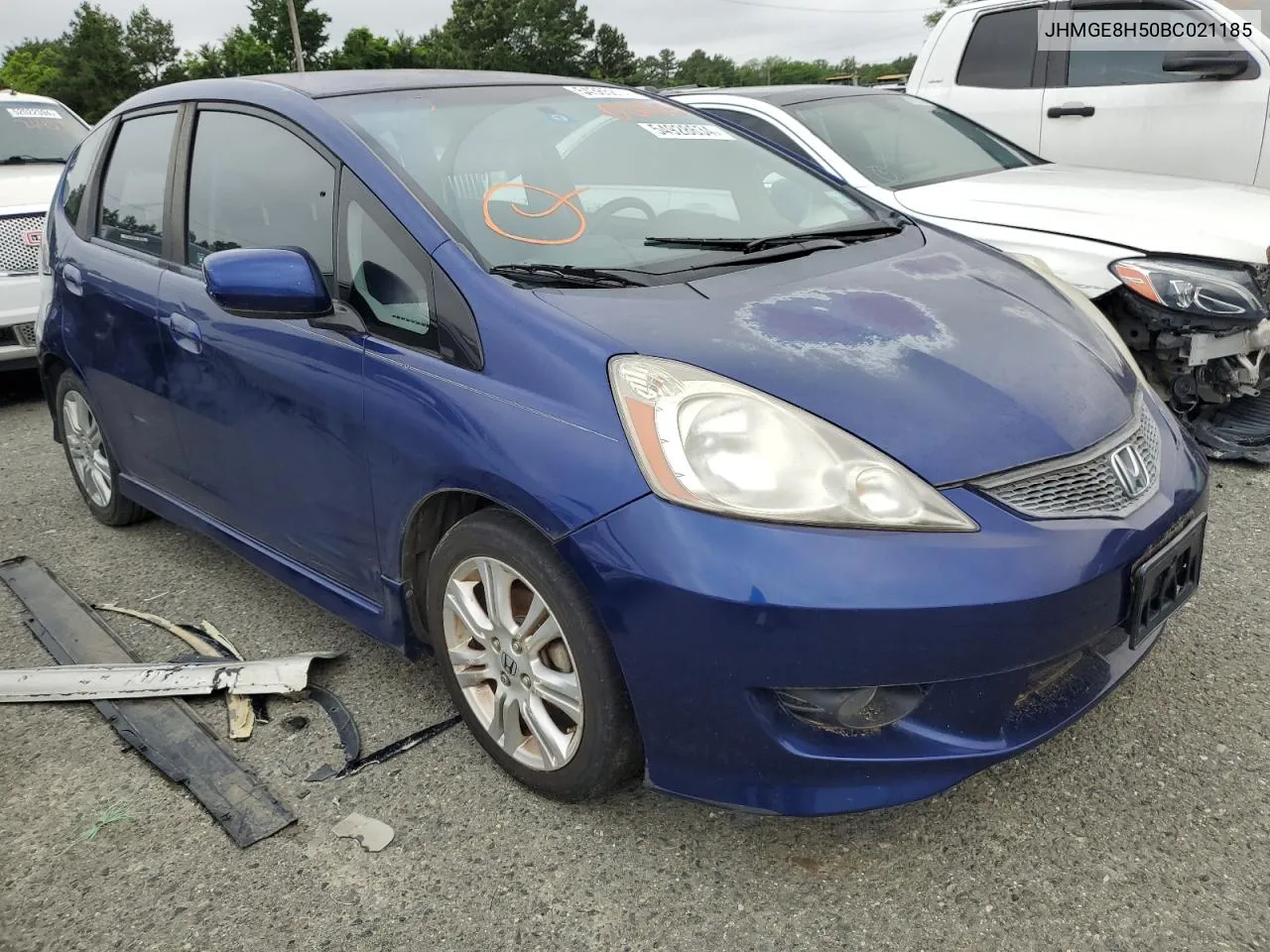 2011 Honda Fit Sport VIN: JHMGE8H50BC021185 Lot: 54928634