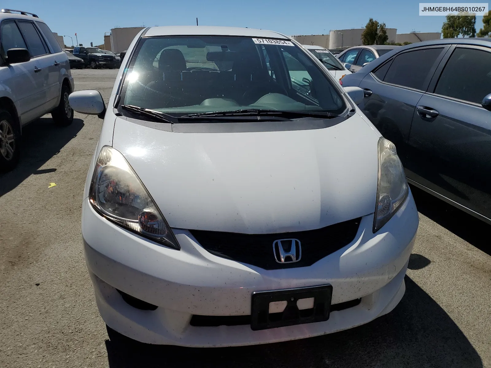 2011 Honda Fit Sport VIN: JHMGE8H64BS010267 Lot: 57103854