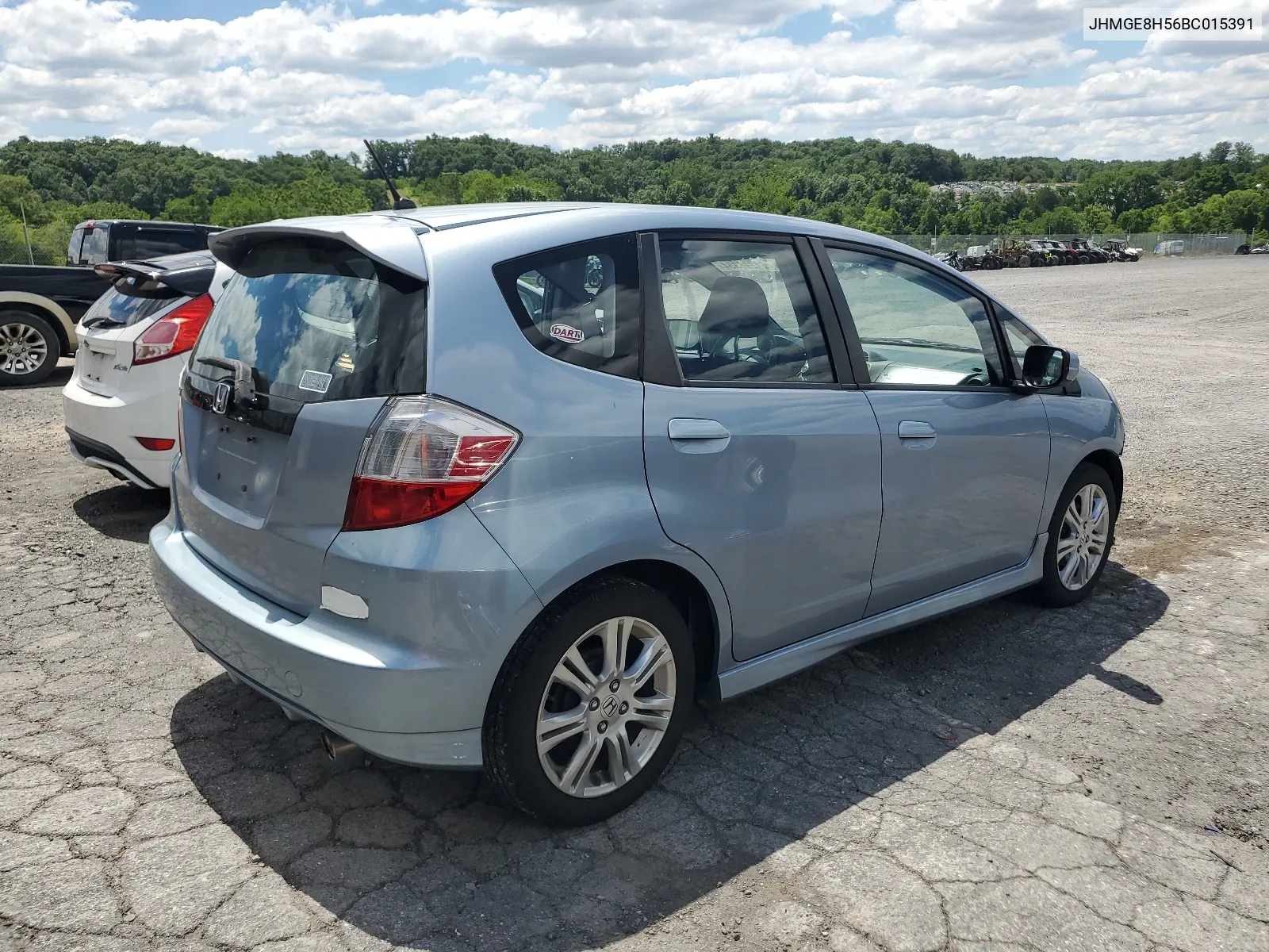 2011 Honda Fit Sport VIN: JHMGE8H56BC015391 Lot: 61298354