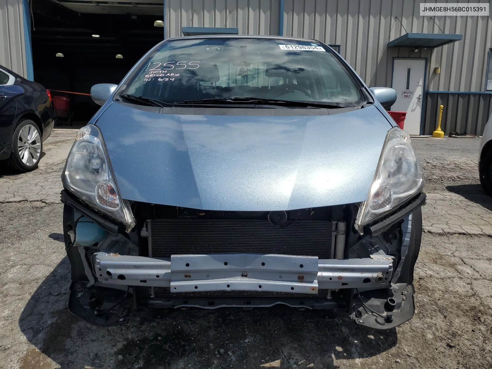 JHMGE8H56BC015391 2011 Honda Fit Sport