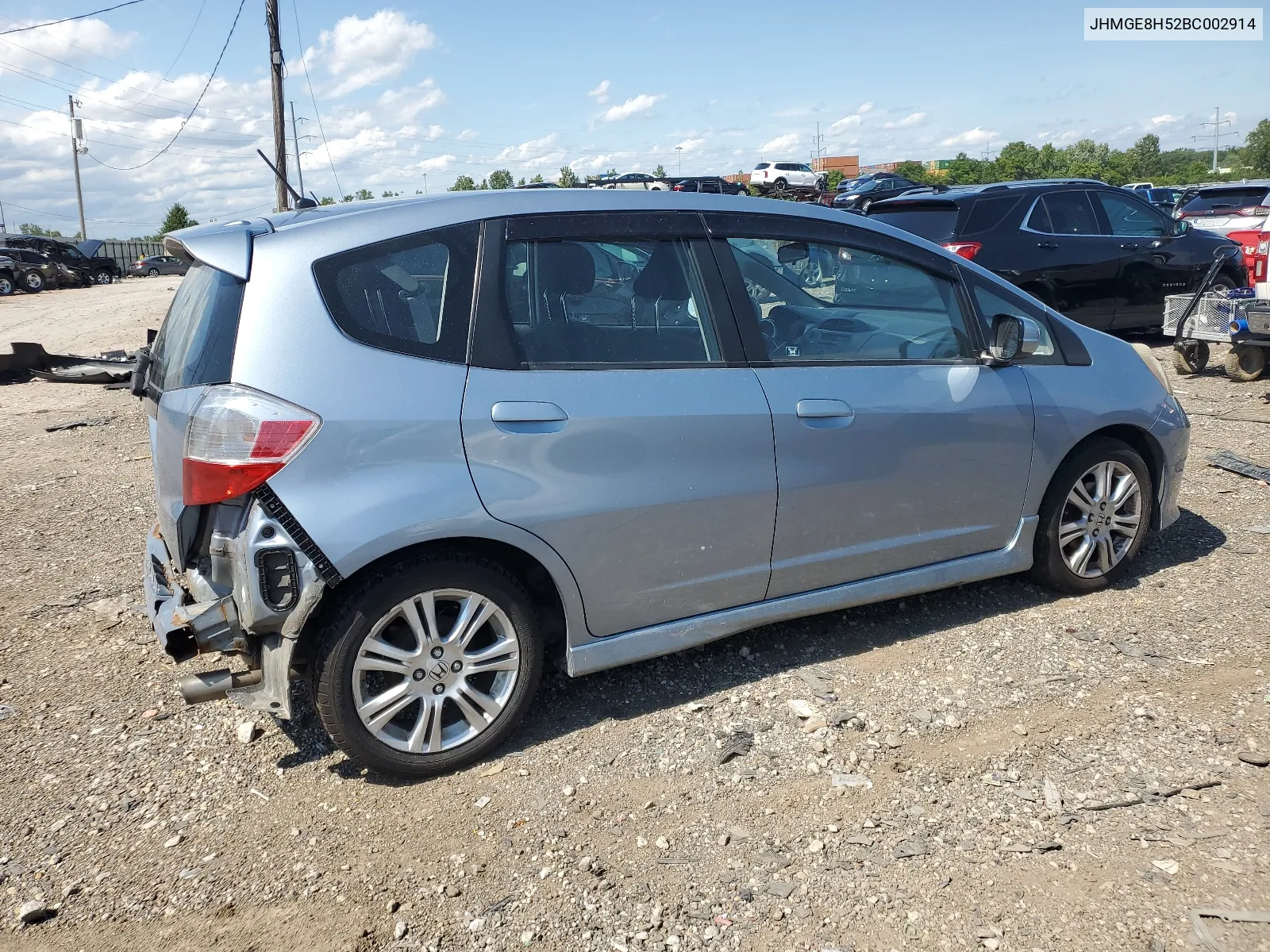 2011 Honda Fit Sport VIN: JHMGE8H52BC002914 Lot: 62275024