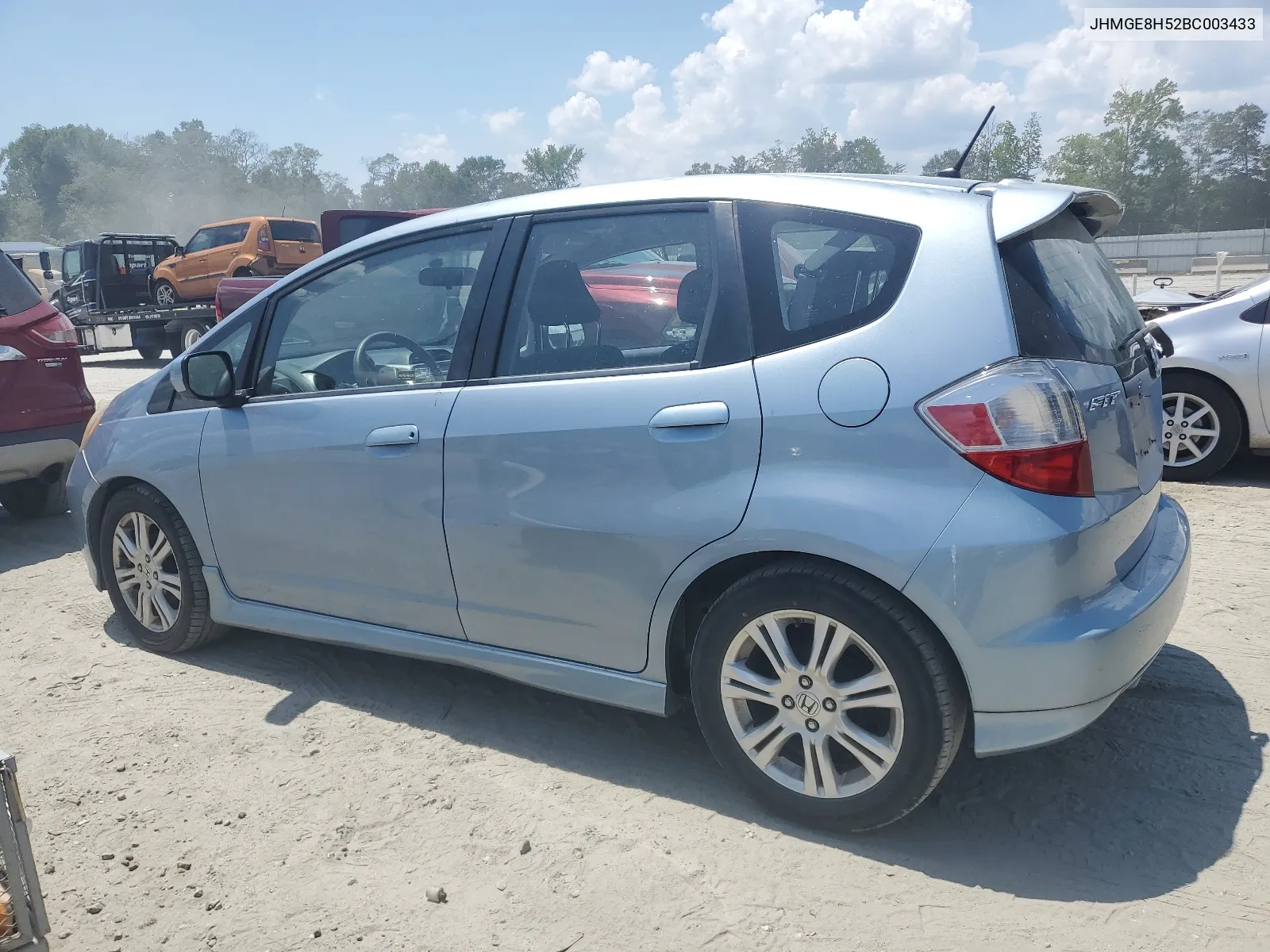 2011 Honda Fit Sport VIN: JHMGE8H52BC003433 Lot: 62801194