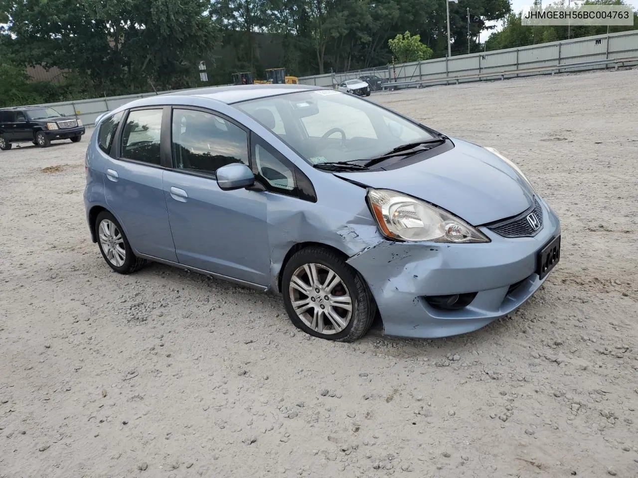 2011 Honda Fit Sport VIN: JHMGE8H56BC004763 Lot: 62982374