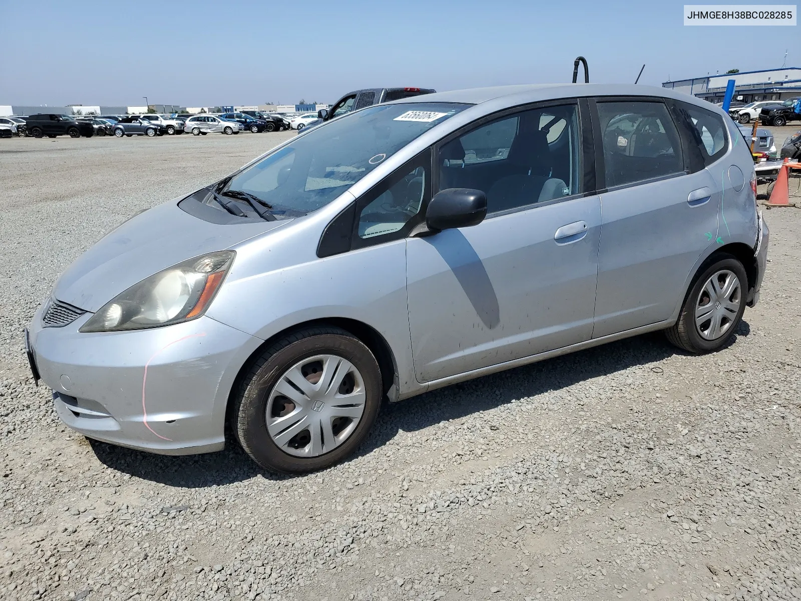 2011 Honda Fit VIN: JHMGE8H38BC028285 Lot: 63560064