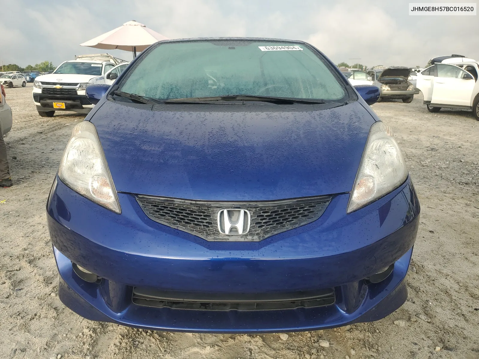 JHMGE8H57BC016520 2011 Honda Fit Sport