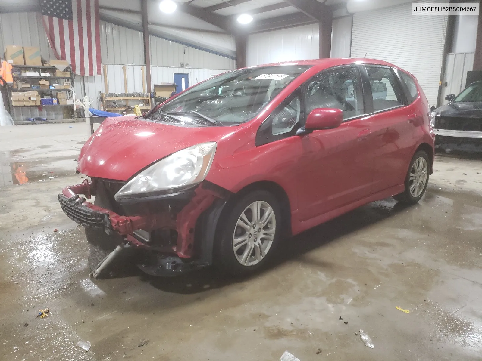 JHMGE8H52BS004667 2011 Honda Fit Sport