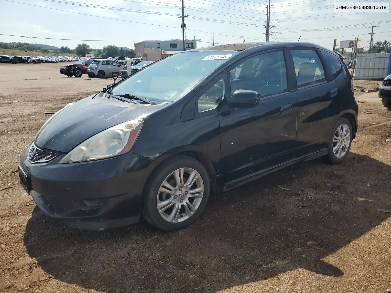 2011 Honda Fit Sport VIN: JHMGE8H58BS010618 Lot: 64150164