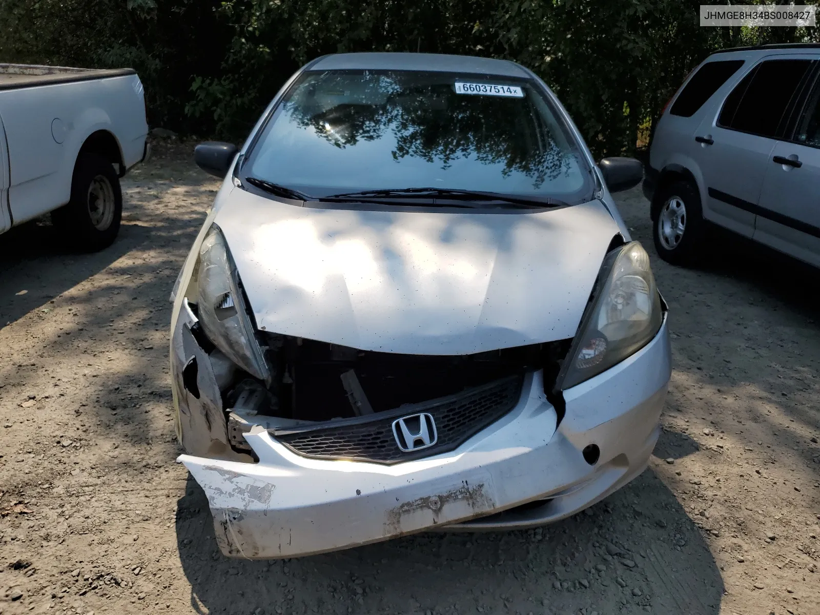 JHMGE8H34BS008427 2011 Honda Fit