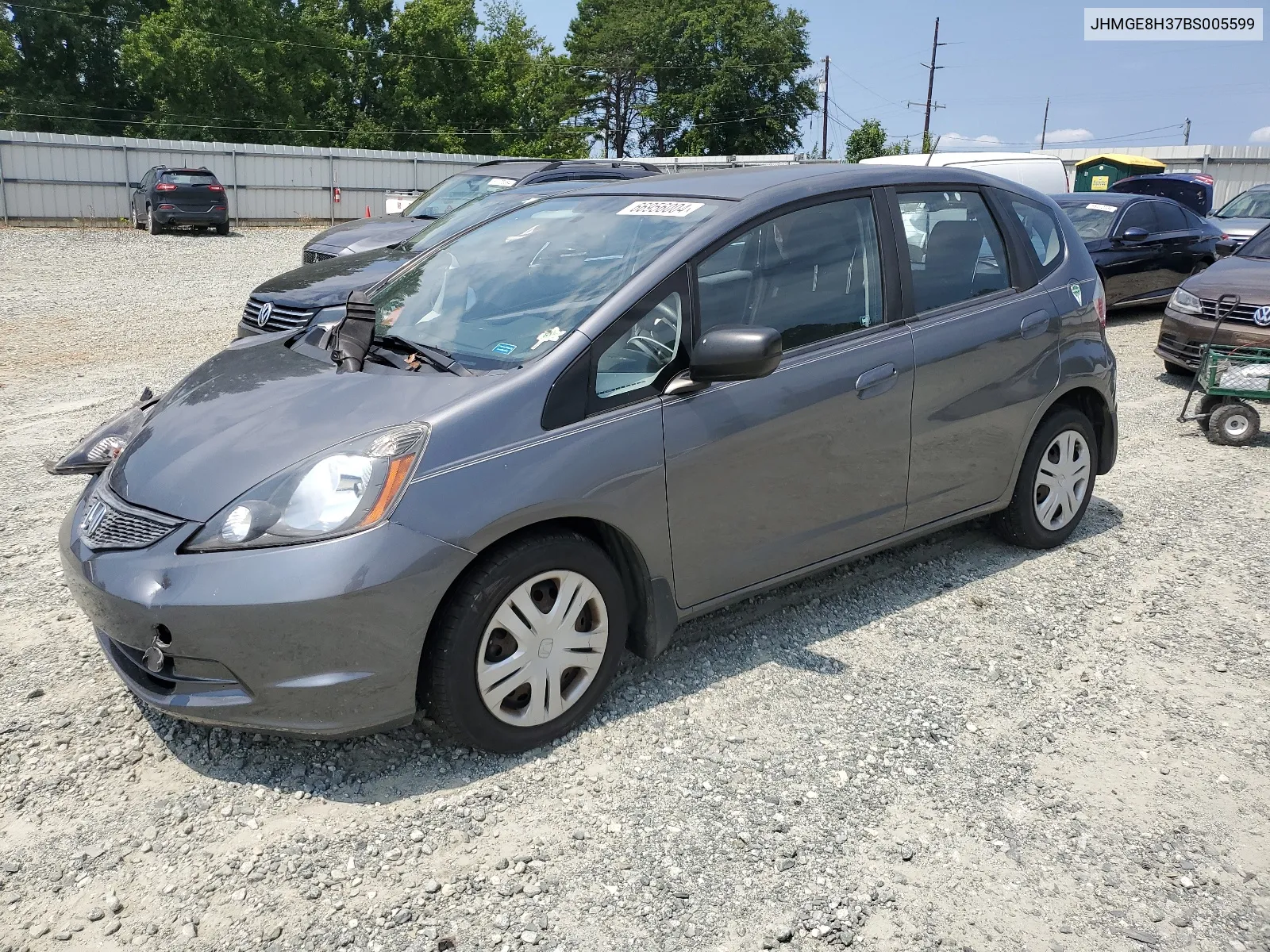 JHMGE8H37BS005599 2011 Honda Fit