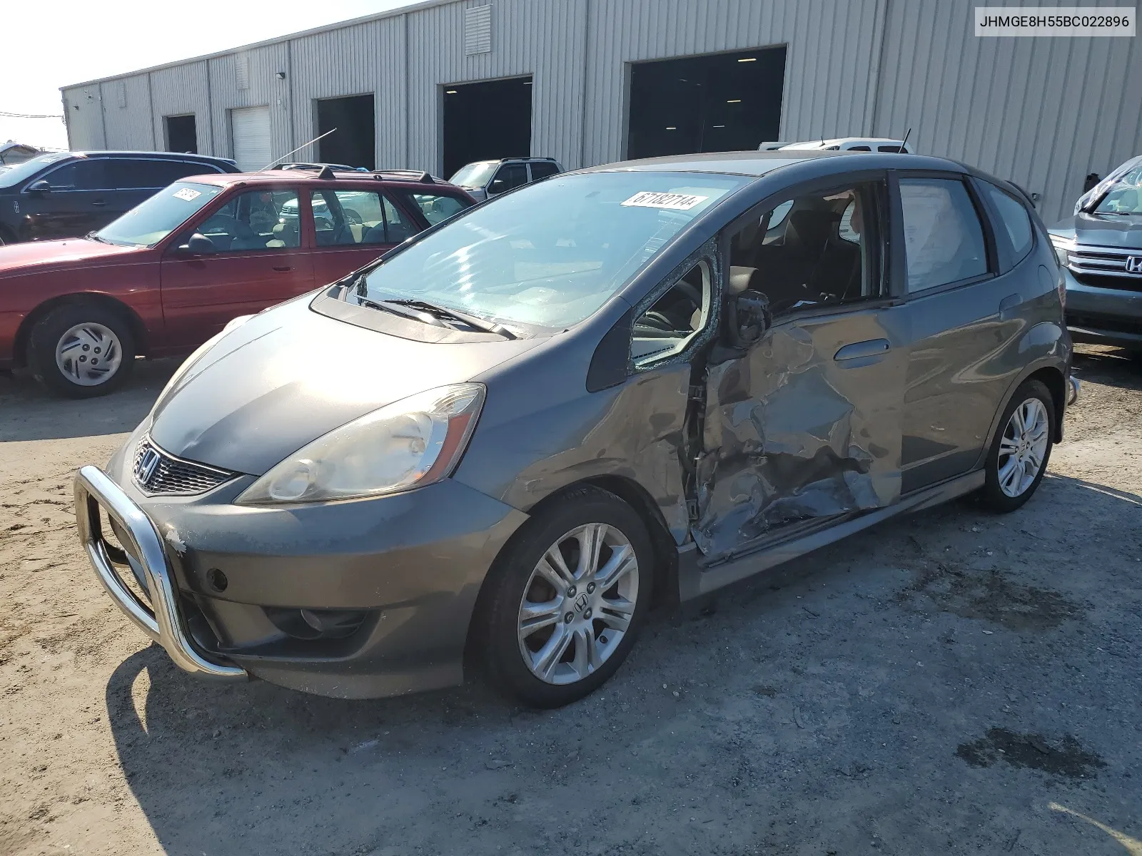 JHMGE8H55BC022896 2011 Honda Fit Sport